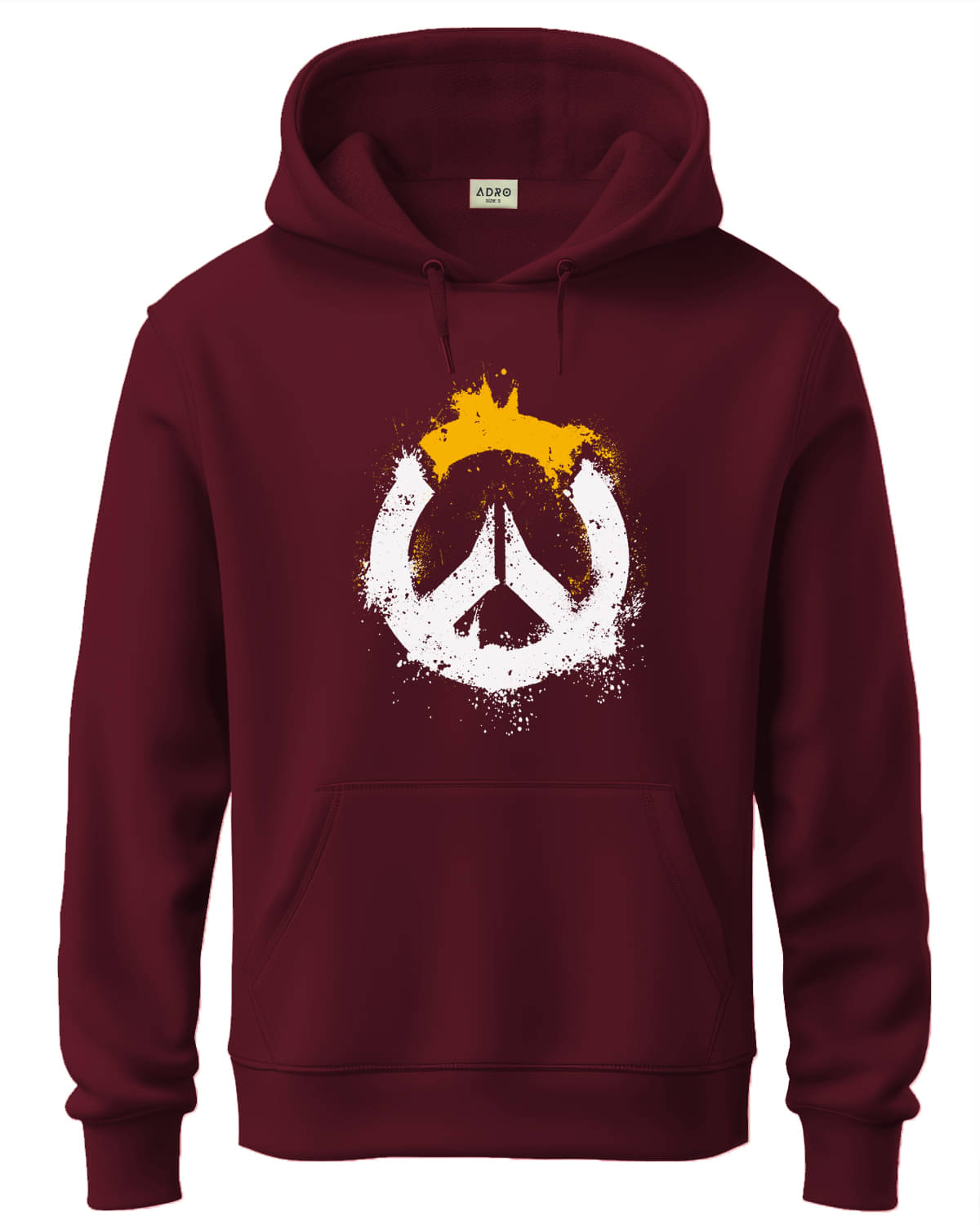     			Adro Fleece Hooded Men's Sweatshirt - Maroon ( Pack of 1 )