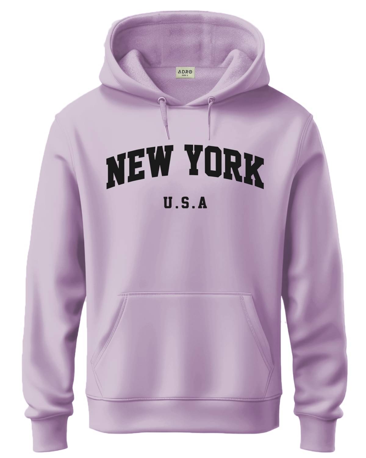     			Adro Fleece Hooded Men's Sweatshirt - Lavender ( Pack of 1 )