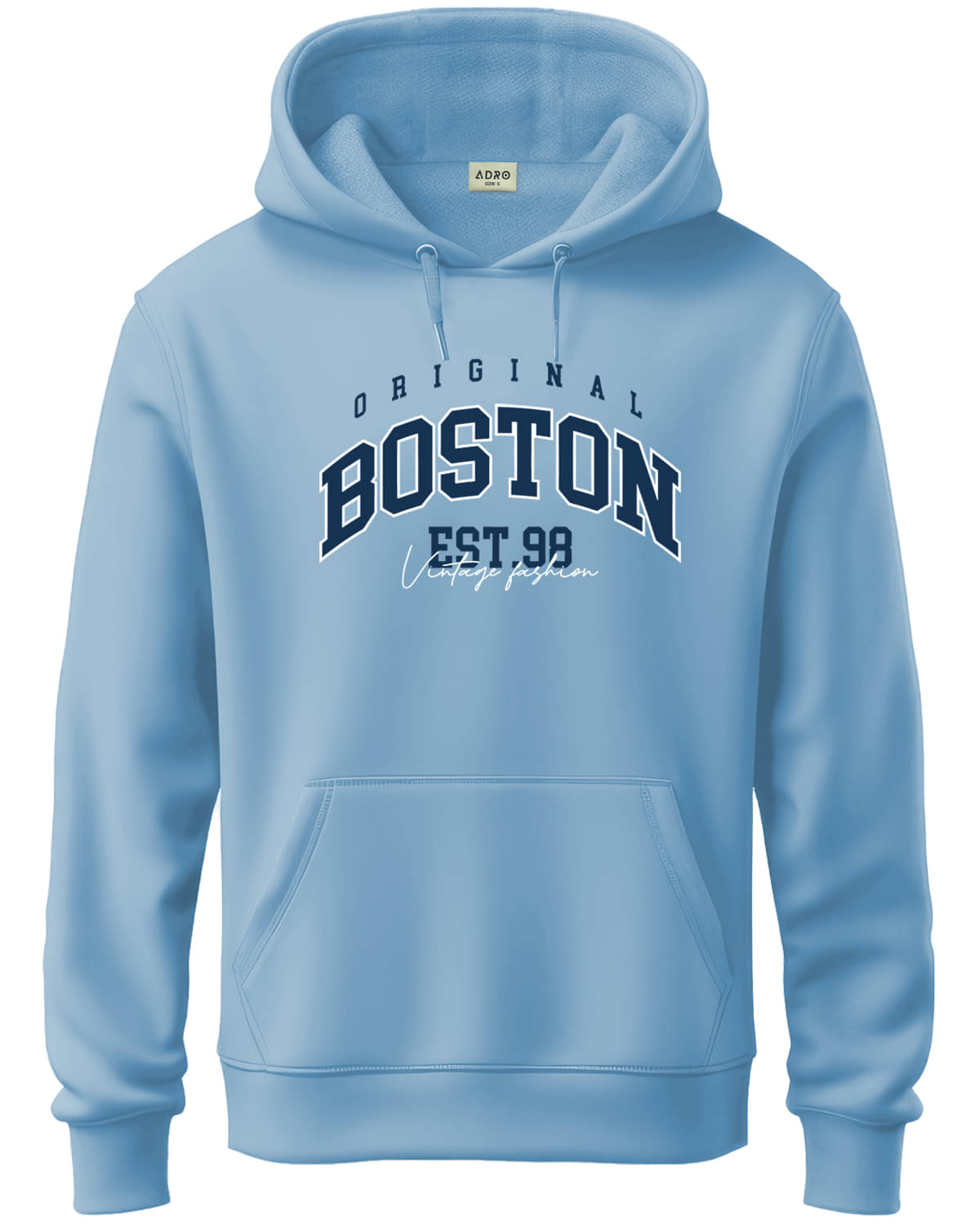    			Adro Fleece Hooded Men's Sweatshirt - Light Blue ( Pack of 1 )
