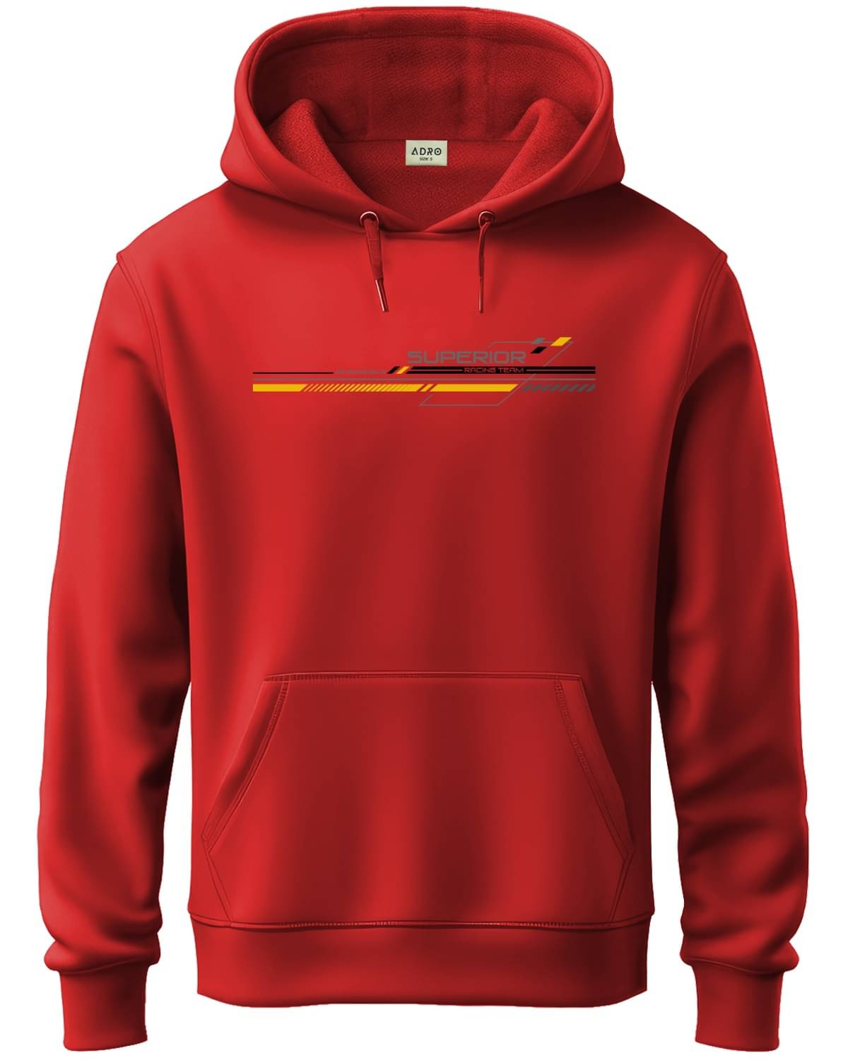     			Adro Fleece Hooded Men's Sweatshirt - Red ( Pack of 1 )