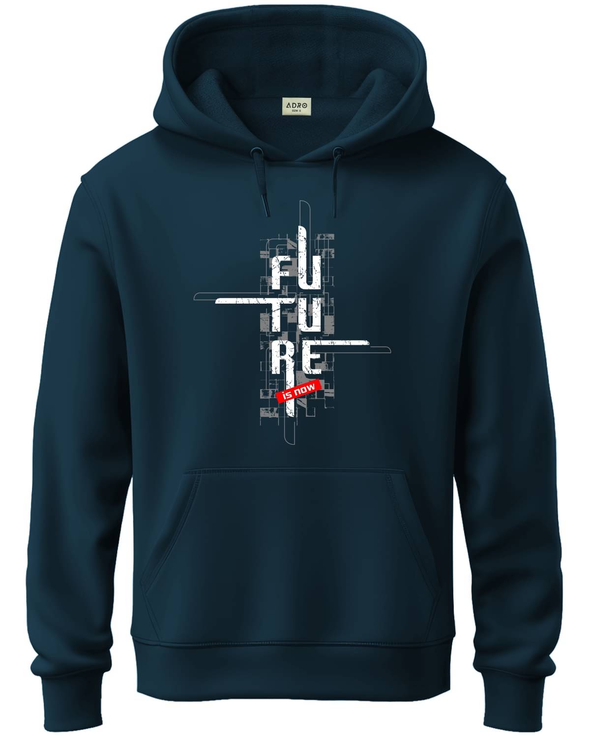 Adro Fleece Hooded Men's Sweatshirt - Teal ( Pack of 1 )     			Adro Fleece Hooded Men's Sweatshirt - Teal ( Pack of 1 )