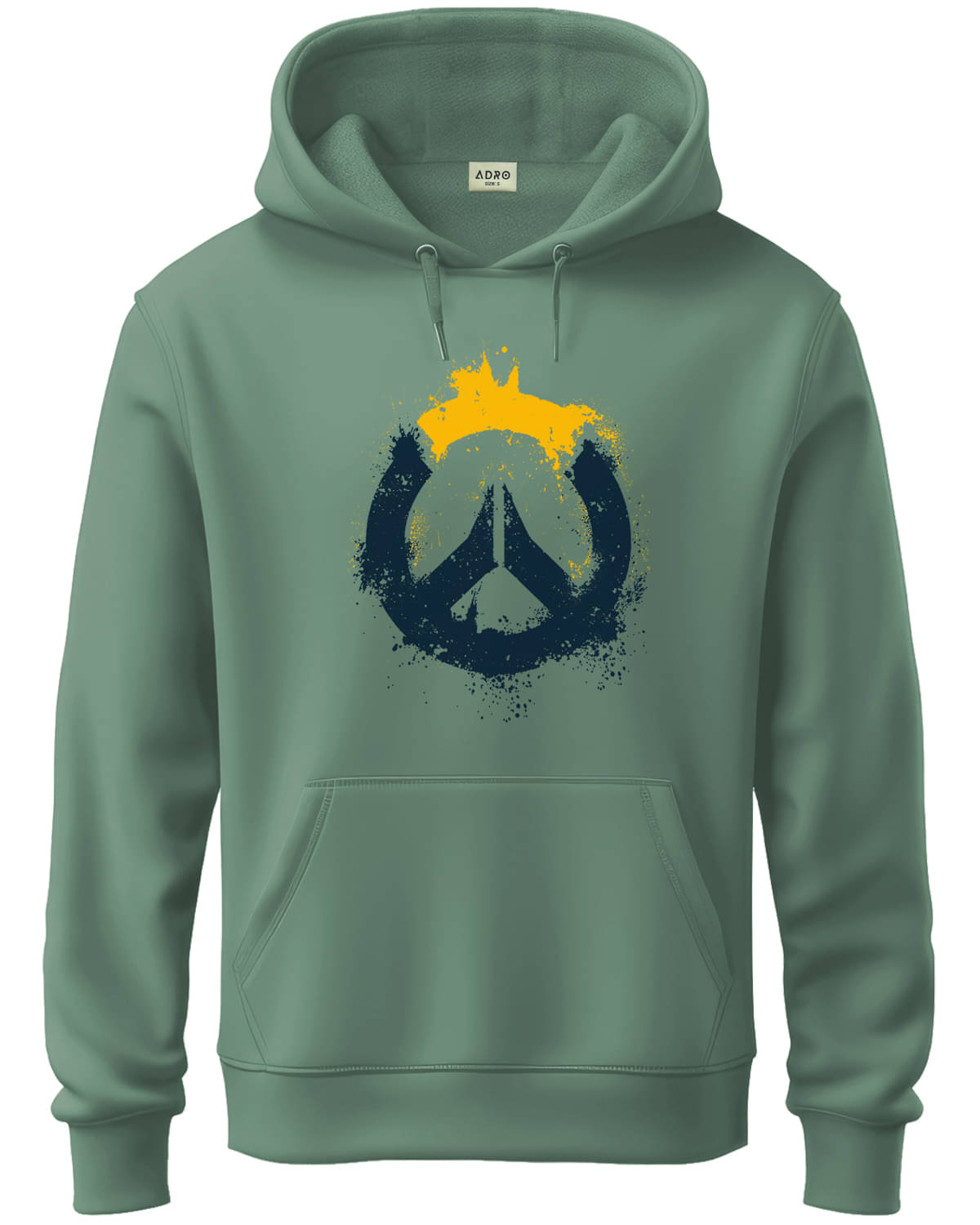 Adro Fleece Hooded Men's Sweatshirt - Sea Green ( Pack of 1 ) Adro Fleece Hooded Men's Sweatshirt - Sea Green ( Pack of 1 )