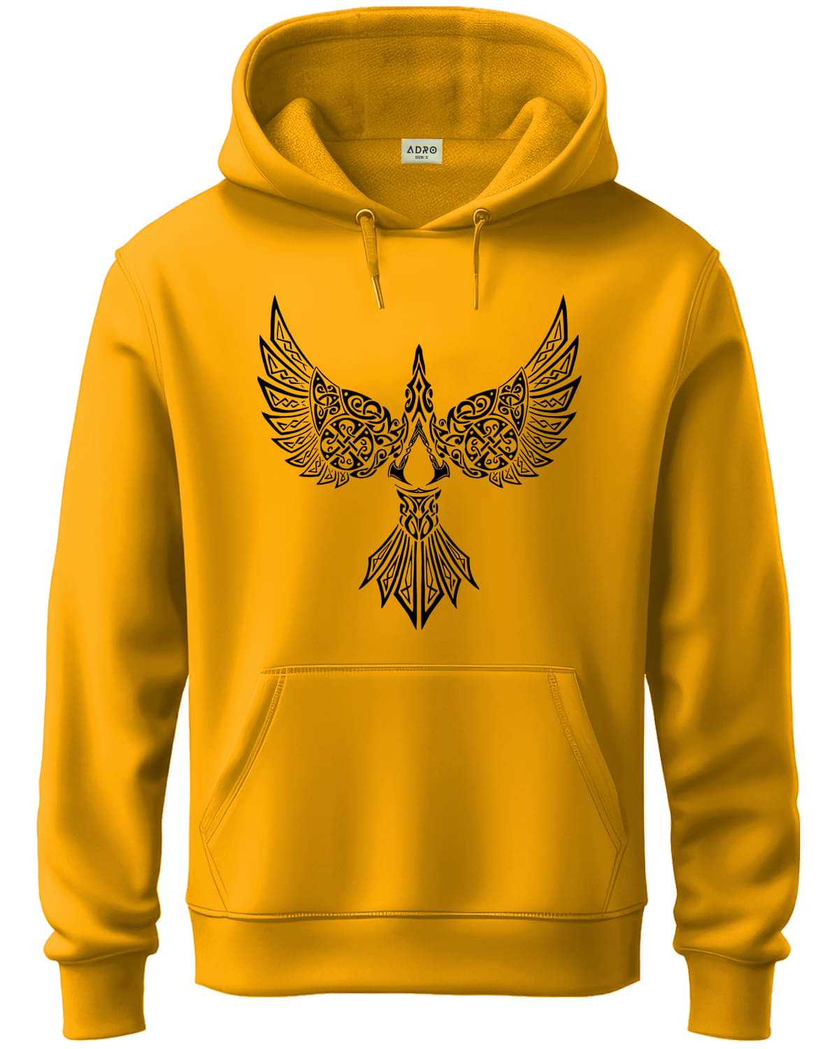 Adro Fleece Hooded Men's Sweatshirt - Mustard ( Pack of 1 )     			Adro Fleece Hooded Men's Sweatshirt - Mustard ( Pack of 1 )