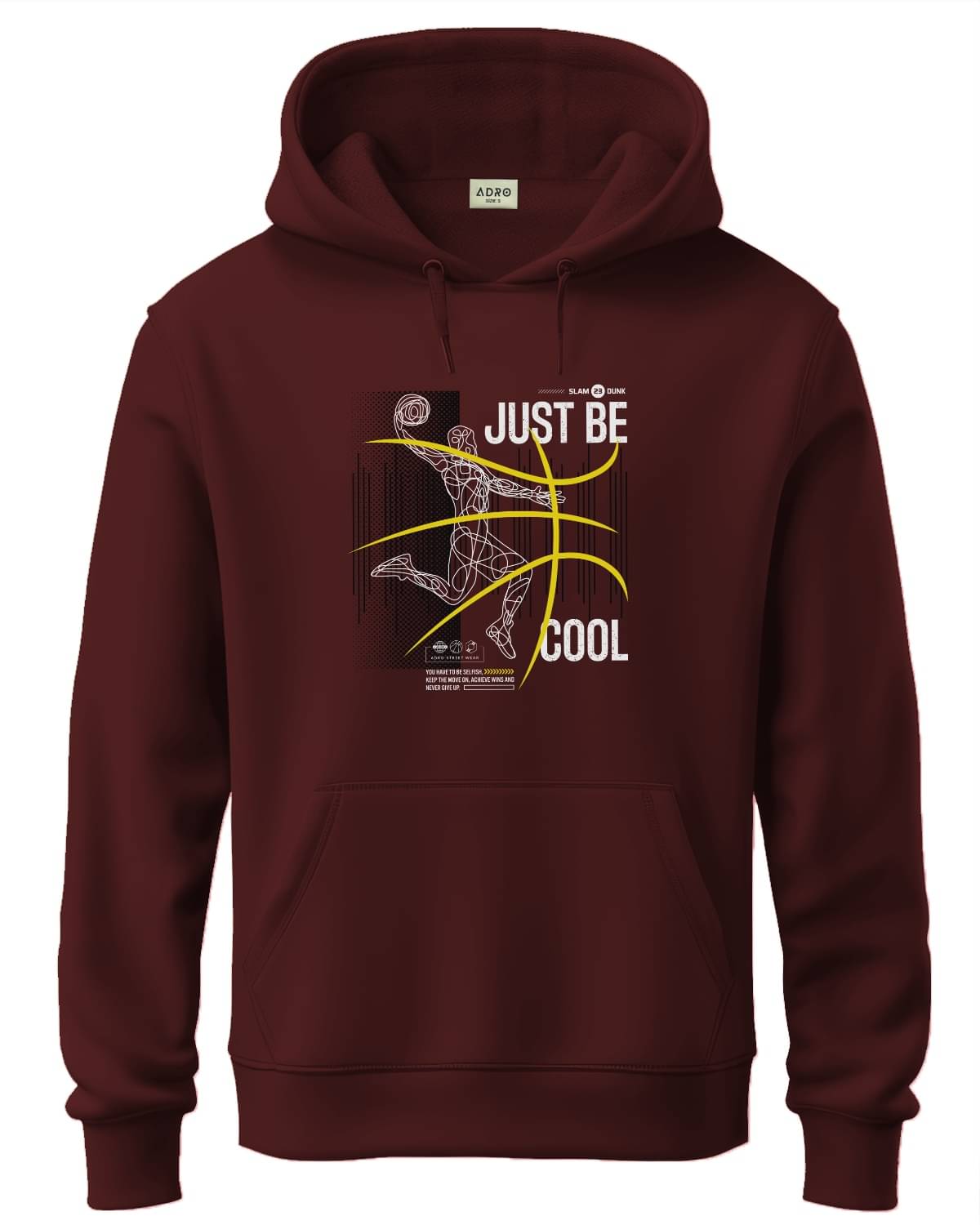 Adro Fleece Hooded Men's Sweatshirt - Maroon ( Pack of 1 ) Adro Fleece Hooded Men's Sweatshirt - Maroon ( Pack of 1 )