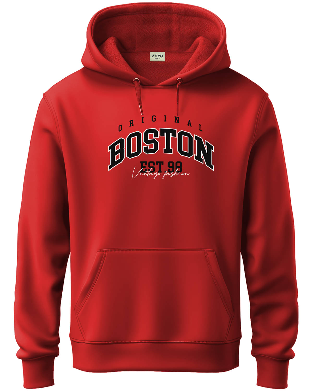     			Adro Fleece Hooded Men's Sweatshirt - Red ( Pack of 1 )