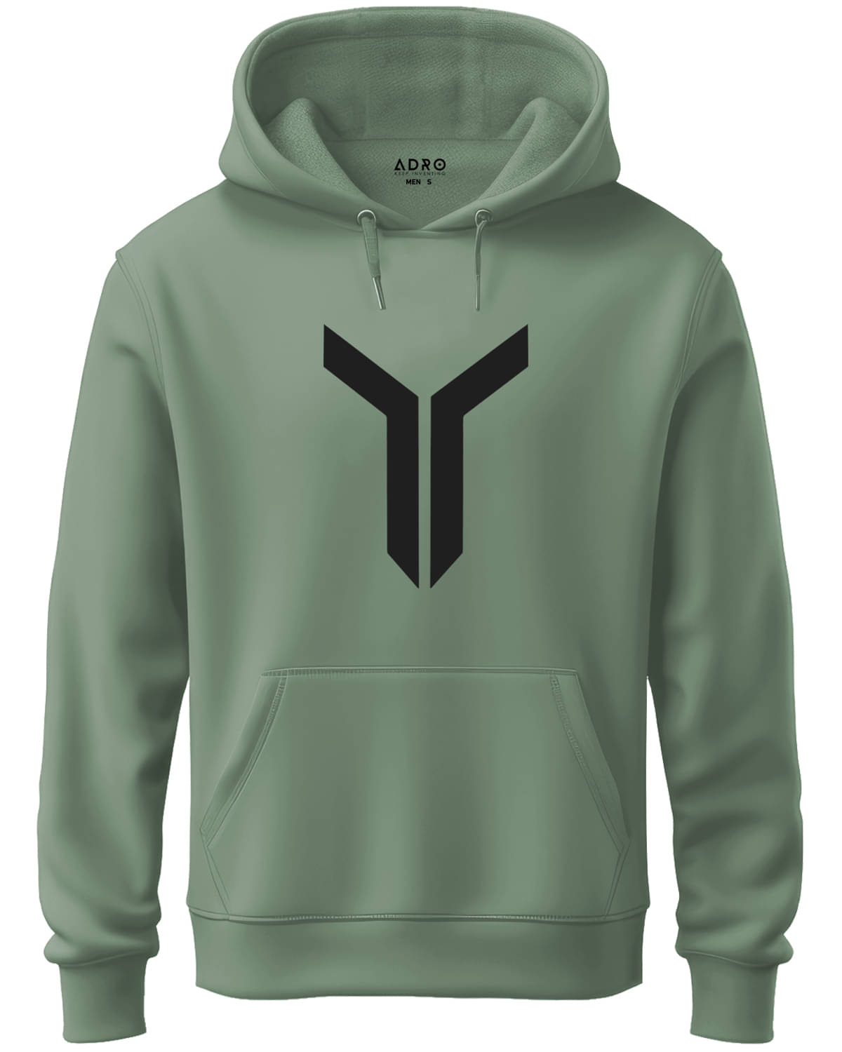     			Adro Fleece Hooded Men's Sweatshirt - Sea Green ( Pack of 1 )