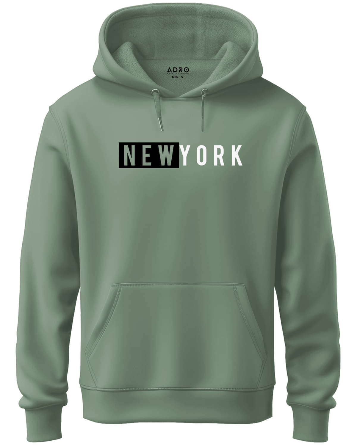 Adro Fleece Hooded Men's Sweatshirt - Sea Green ( Pack of 1 ) Adro Fleece Hooded Men's Sweatshirt - Sea Green ( Pack of 1 )
