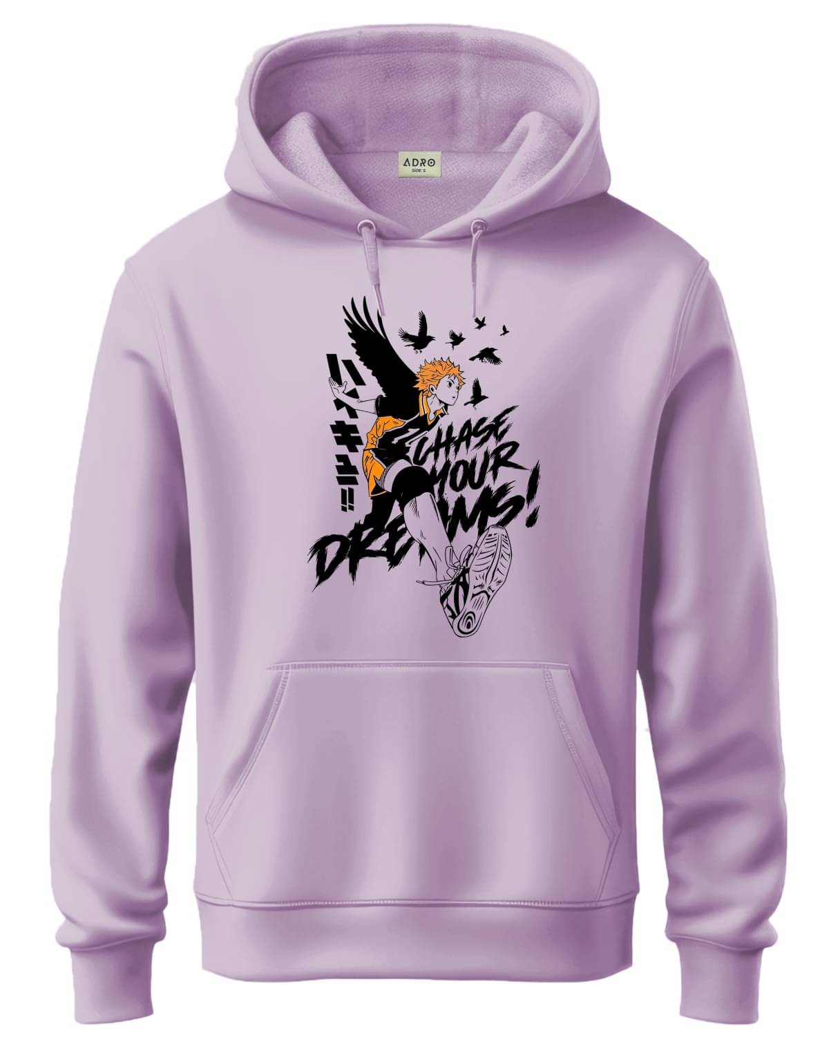     			Adro Fleece Hooded Men's Sweatshirt - Lavender ( Pack of 1 )