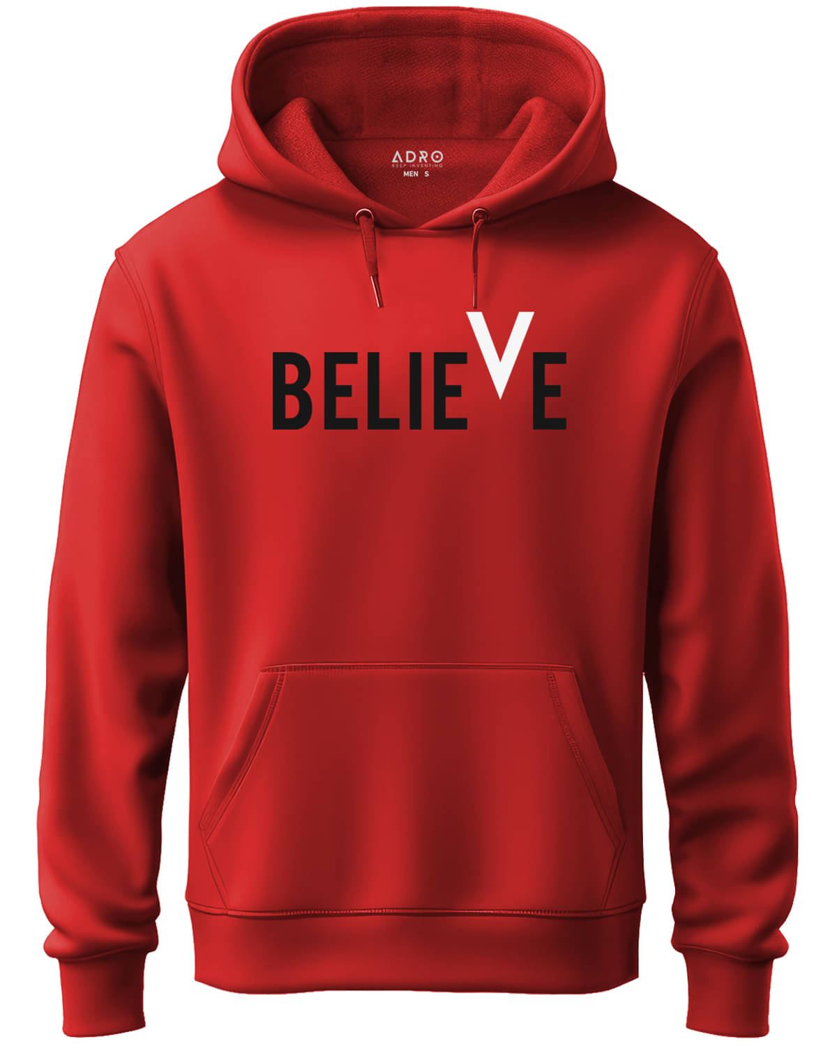 Adro Fleece Hooded Men's Sweatshirt - Red ( Pack of 1 )     			Adro Fleece Hooded Men's Sweatshirt - Red ( Pack of 1 )