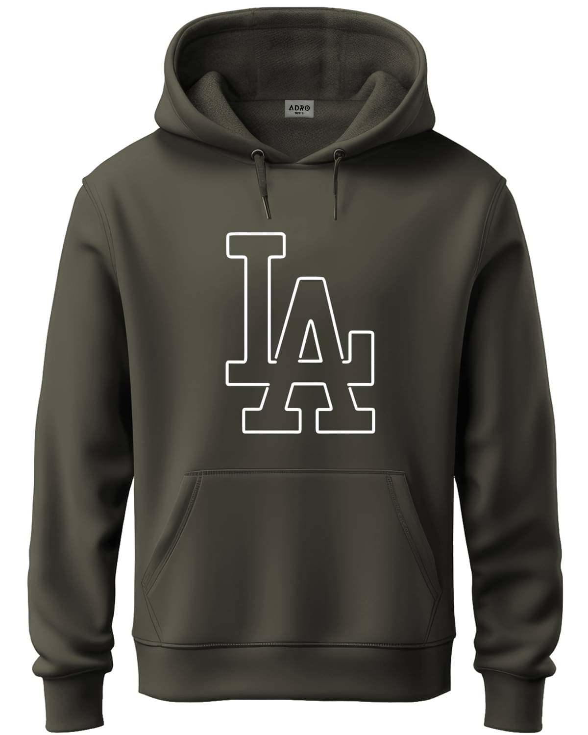 Adro Fleece Hooded Men's Sweatshirt - Olive ( Pack of 1 ) Adro Fleece Hooded Men's Sweatshirt - Olive ( Pack of 1 )