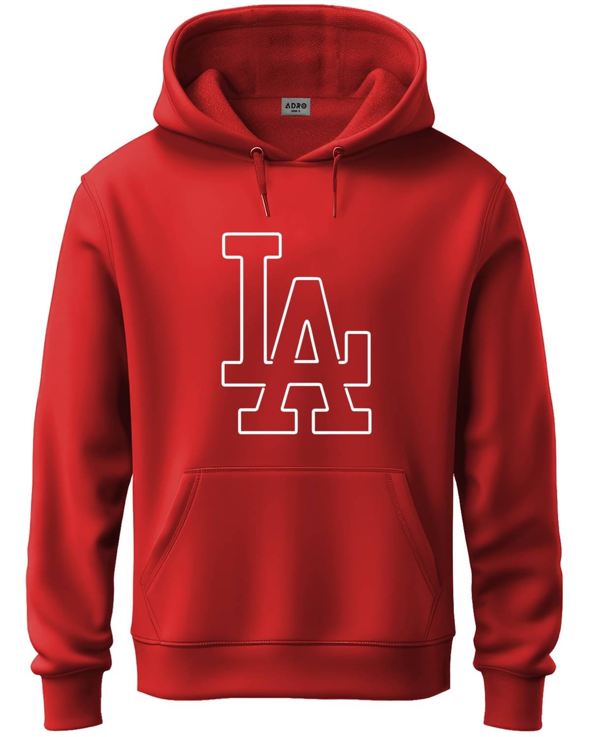     			Adro Fleece Hooded Men's Sweatshirt - Red ( Pack of 1 )