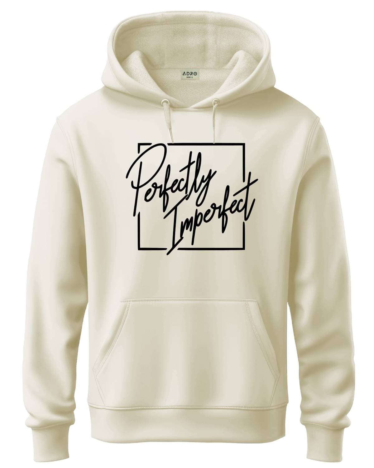     			Adro Fleece Hooded Men's Sweatshirt - Off White ( Pack of 1 )