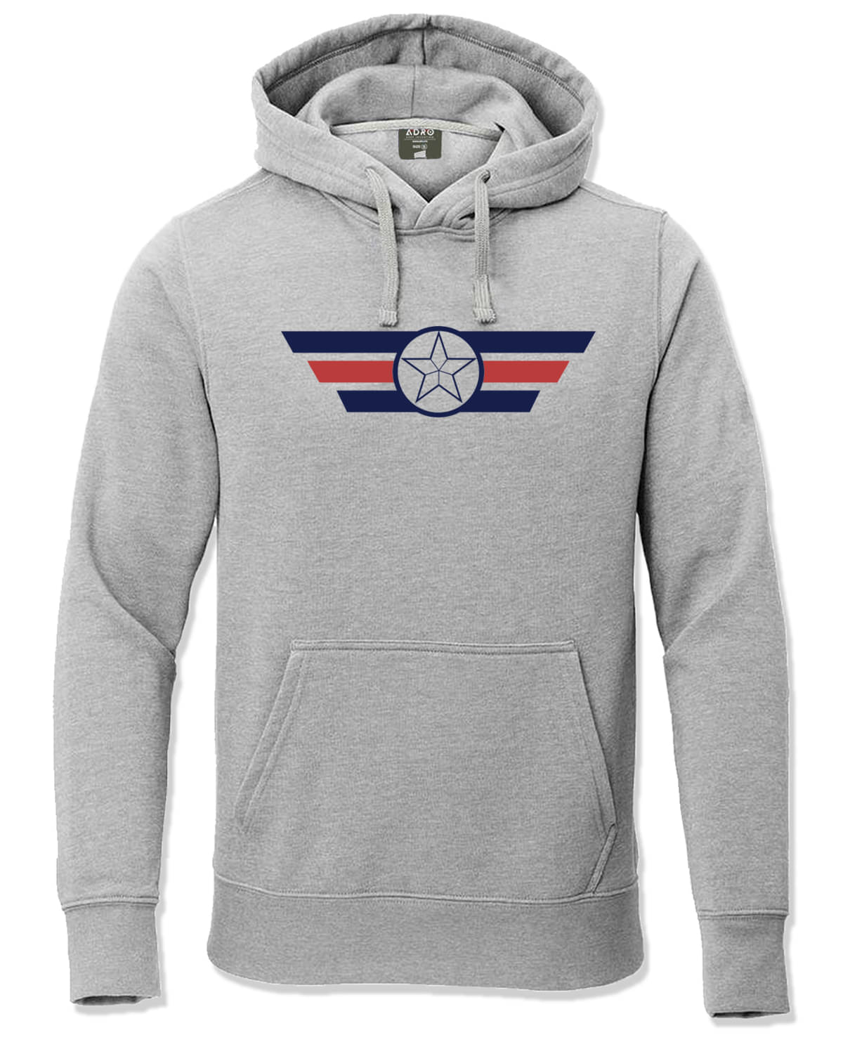     			Adro Fleece Hooded Men's Sweatshirt - Grey ( Pack of 1 )