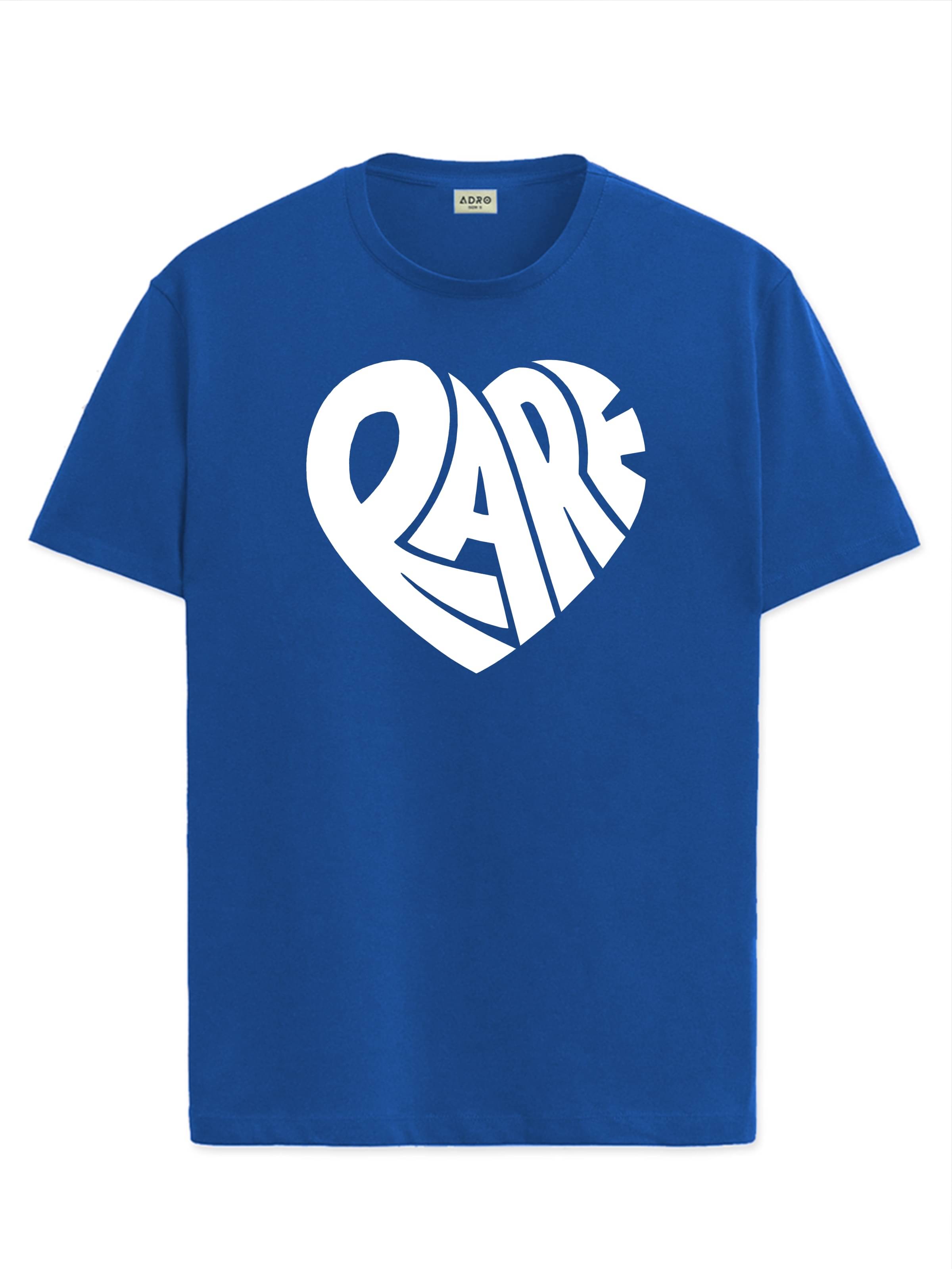     			Adro Men Cotton Blend Regular Fit Printed T-Shirt ( Blue )