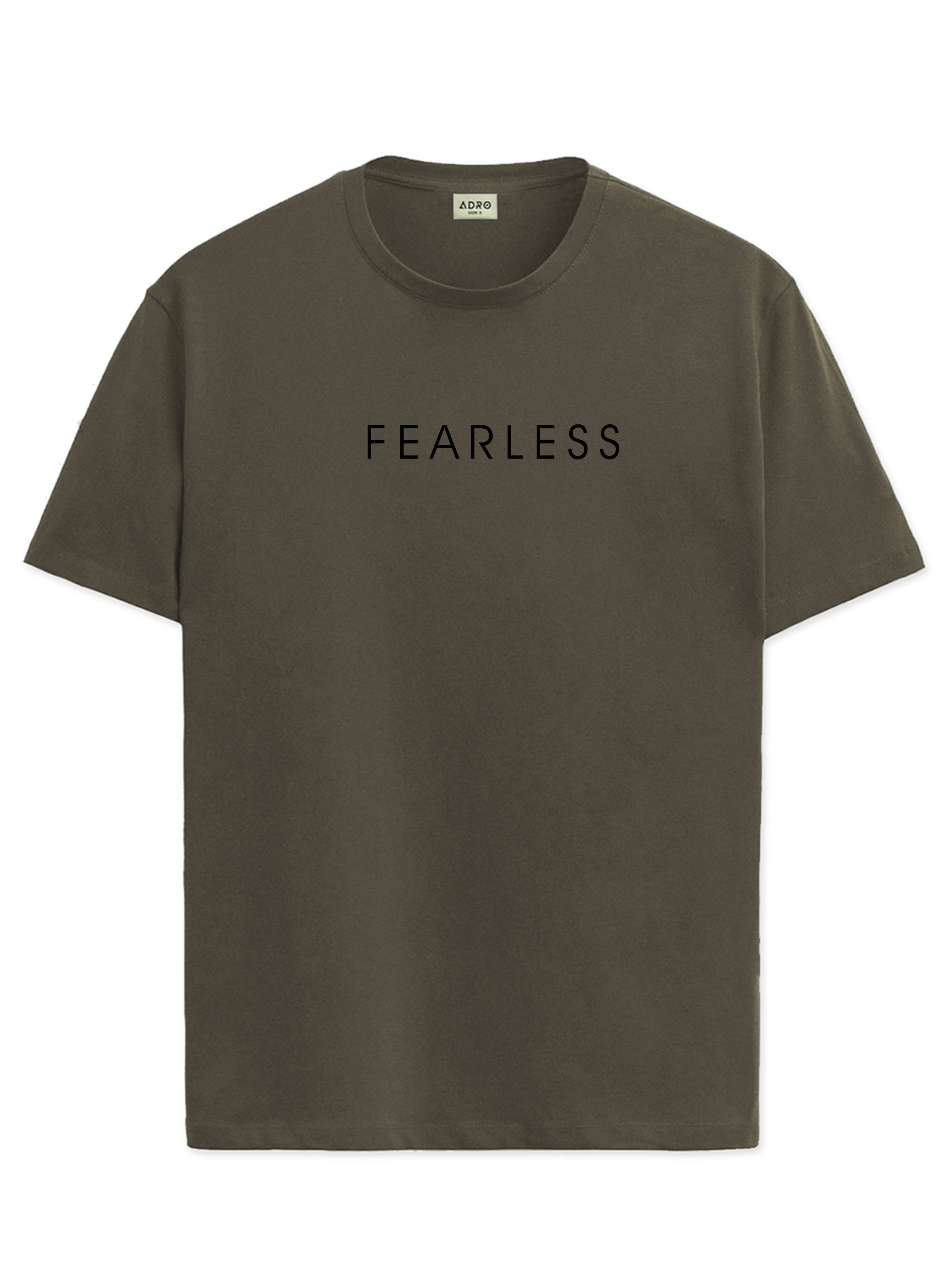 Adro Men Cotton Blend Regular Fit Printed T-Shirt ( Olive ) Adro Men Cotton Blend Regular Fit Printed T-Shirt ( Olive )