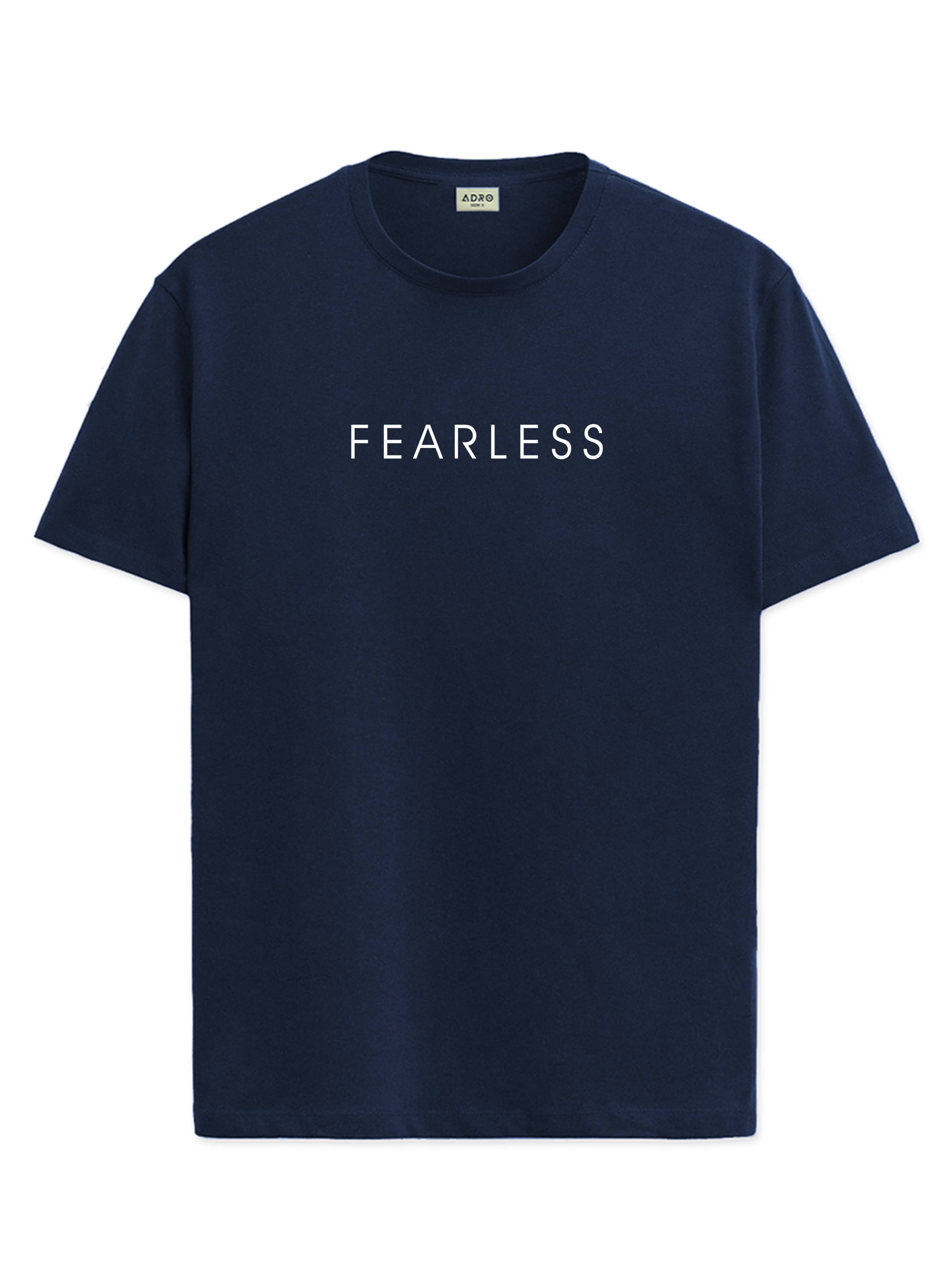 Adro Men Cotton Blend Regular Fit Printed T-Shirt ( Navy Blue ) Adro Men Cotton Blend Regular Fit Printed T-Shirt ( Navy Blue )