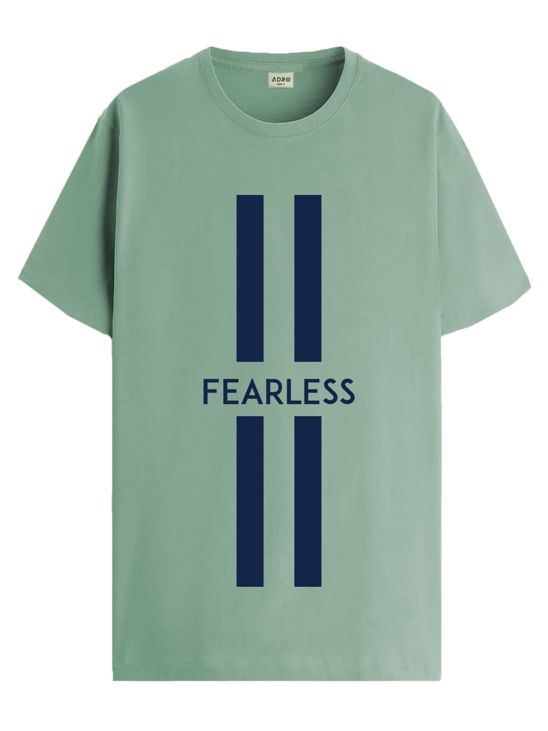 Adro Men Cotton Blend Regular Fit Printed T-Shirt ( Sea Green )     			Adro Men Cotton Blend Regular Fit Printed T-Shirt ( Sea Green )