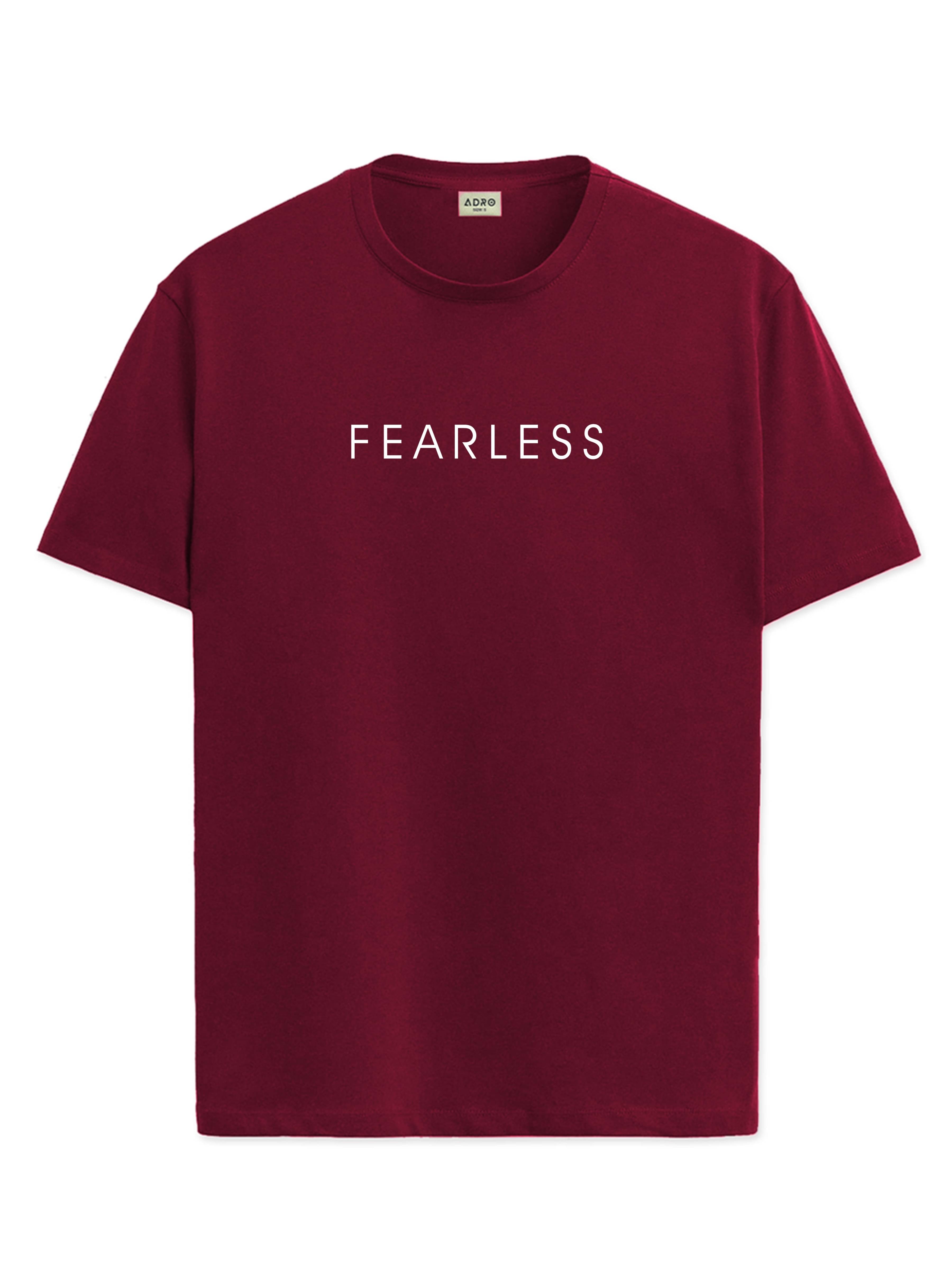 Adro Men Cotton Blend Regular Fit Printed T-Shirt ( Maroon ) Adro Men Cotton Blend Regular Fit Printed T-Shirt ( Maroon )