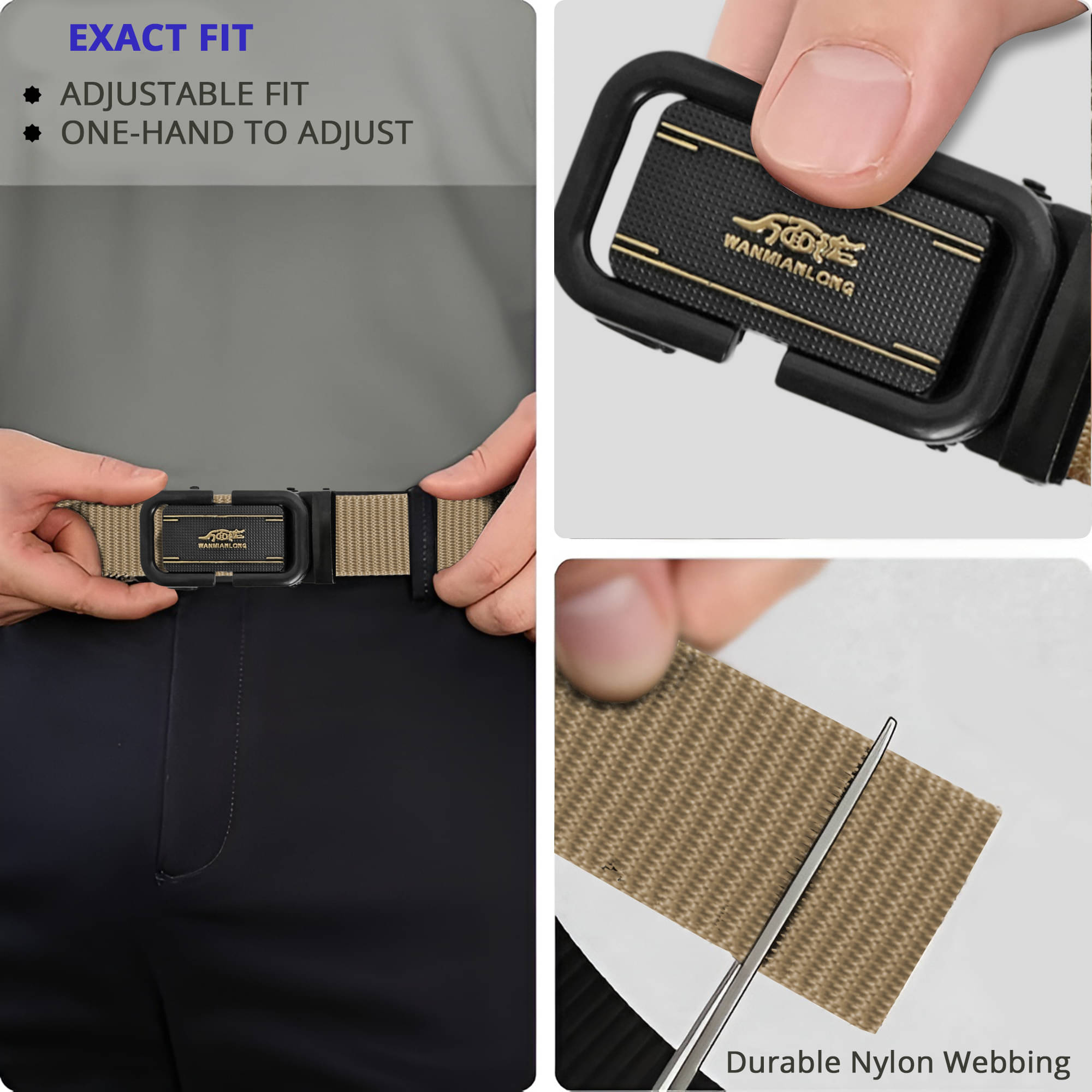     			lyvi - Green Nylon Men's Braided Belt ( Pack of 1 )