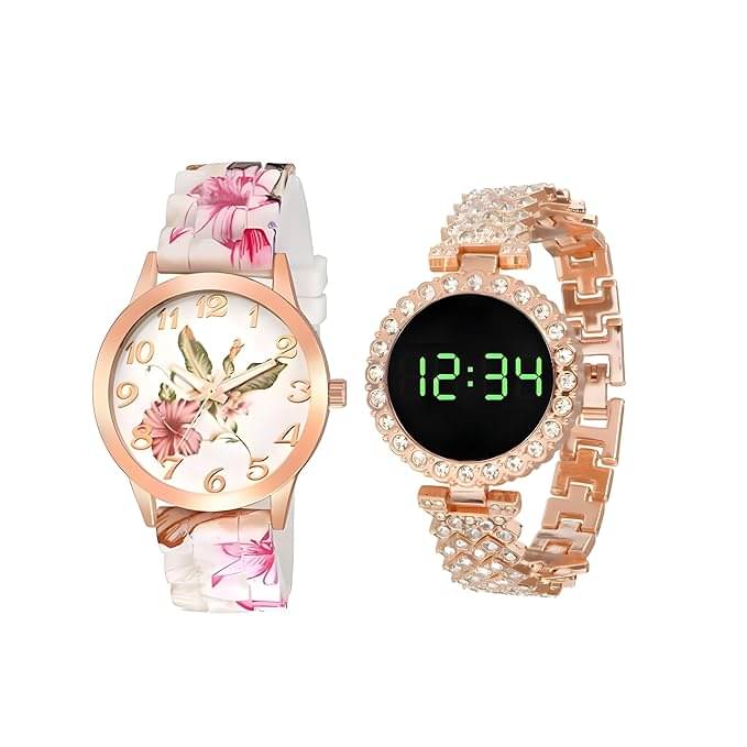 ALNA TURA Multicolor Silicon Analog-Digital Womens Watch ALNA TURA Multicolor Silicon Analog-Digital Womens Watch