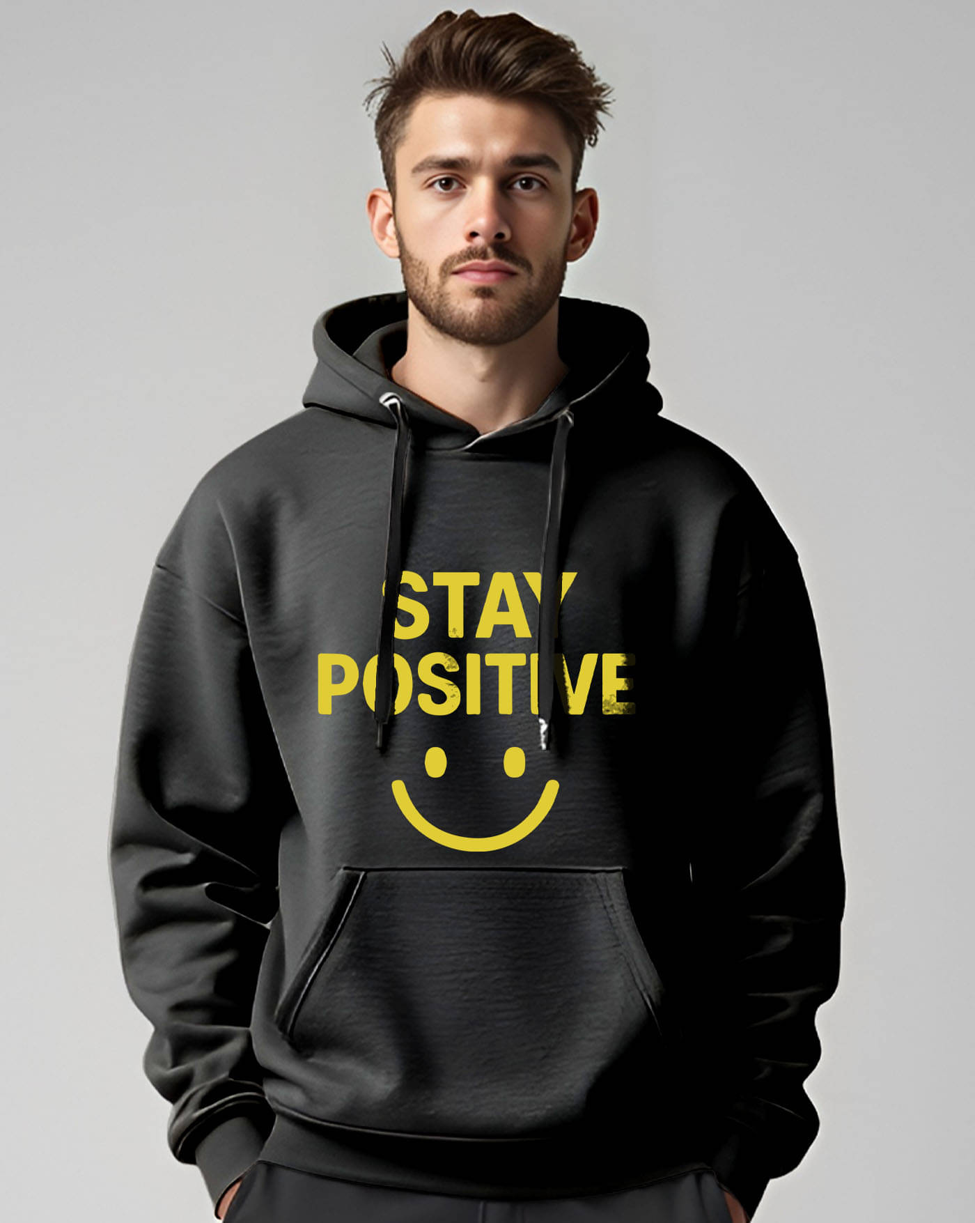     			AUSK Fleece Hooded Men's Sweatshirt - Black ( Pack of 1 )