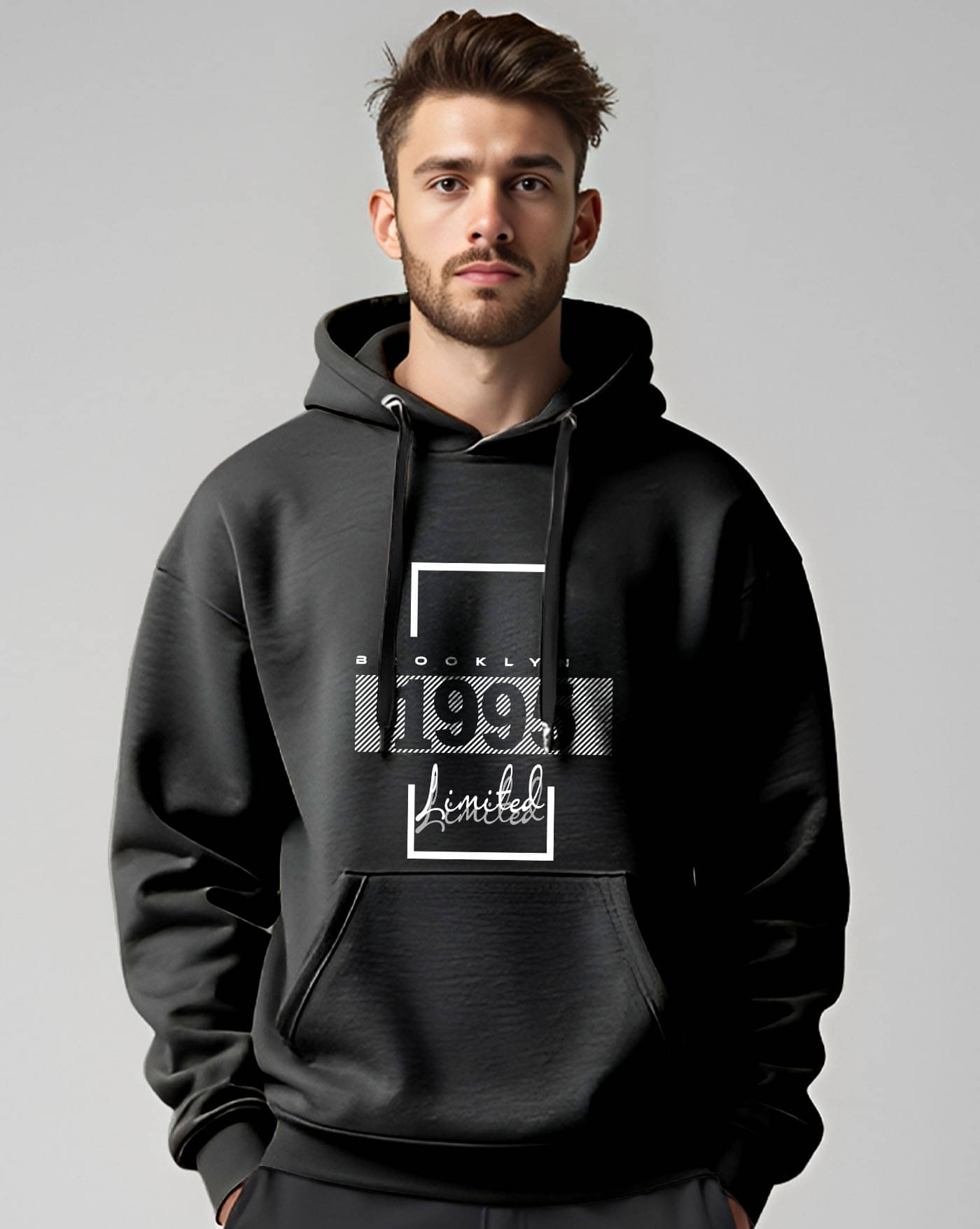     			AUSK Fleece Hooded Men's Sweatshirt - Black ( Pack of 1 )
