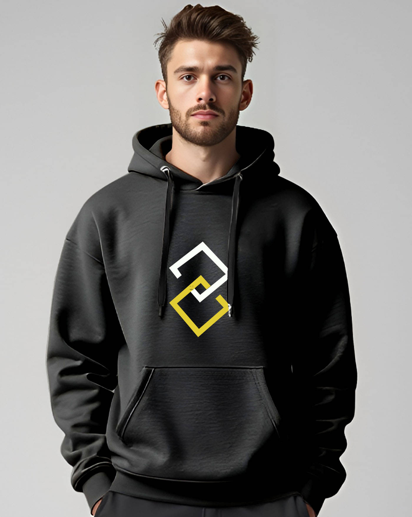     			AUSK Fleece Hooded Men's Sweatshirt - Black ( Pack of 1 )