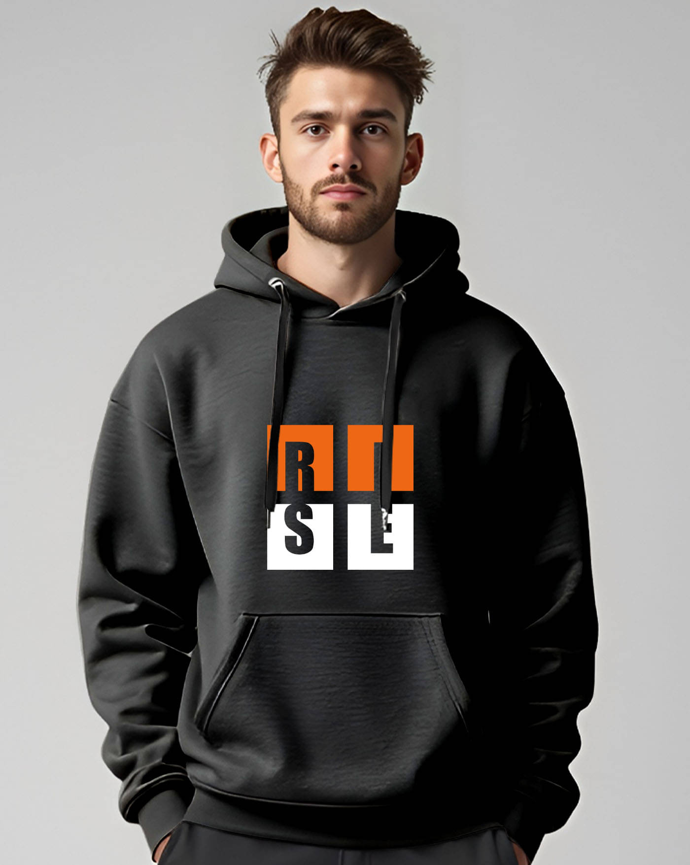 AUSK Fleece Hooded Men's Sweatshirt - Black ( Pack of 1 ) AUSK Fleece Hooded Men's Sweatshirt - Black ( Pack of 1 )