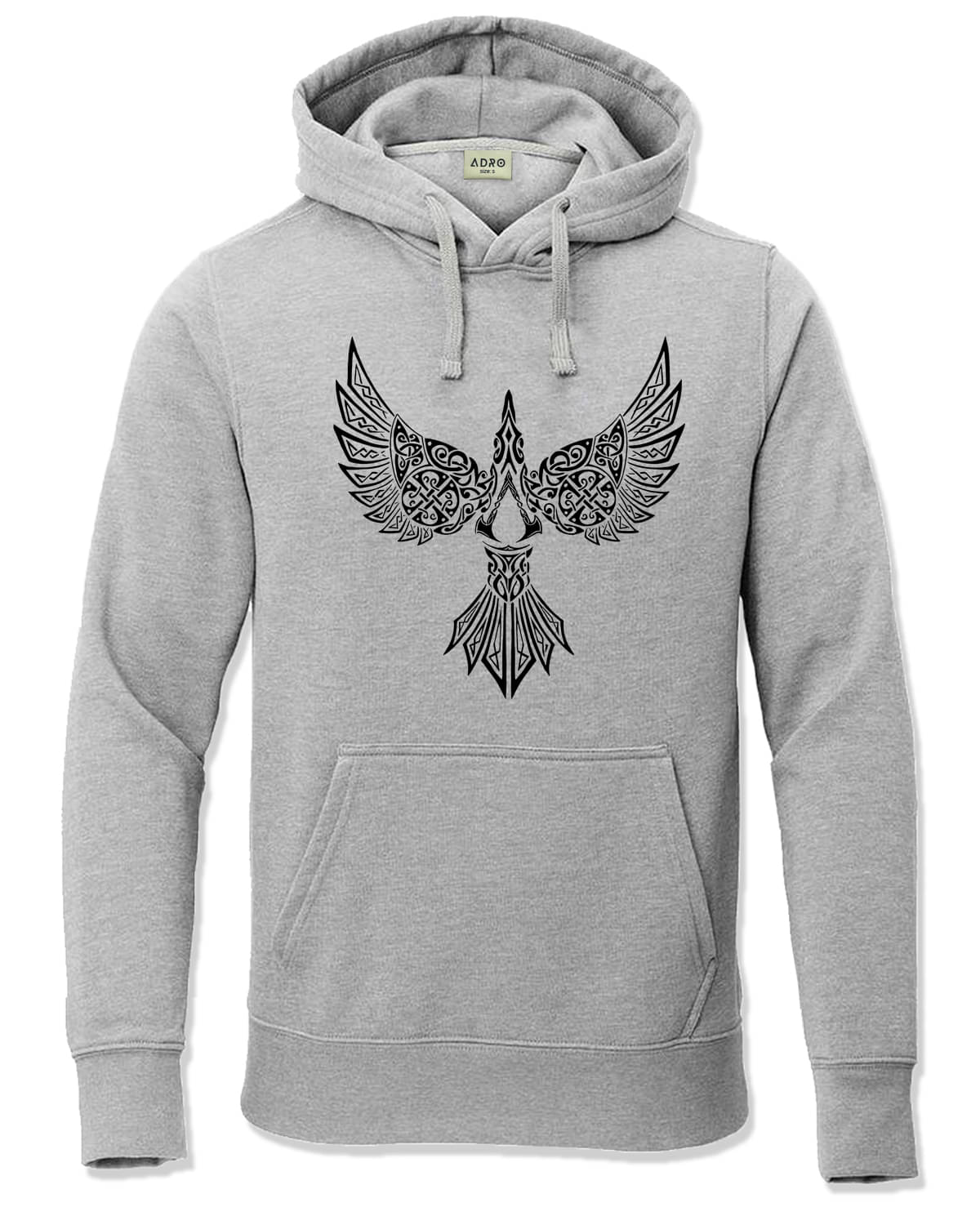     			Adro Fleece Hooded Men's Sweatshirt - Grey ( Pack of 1 )