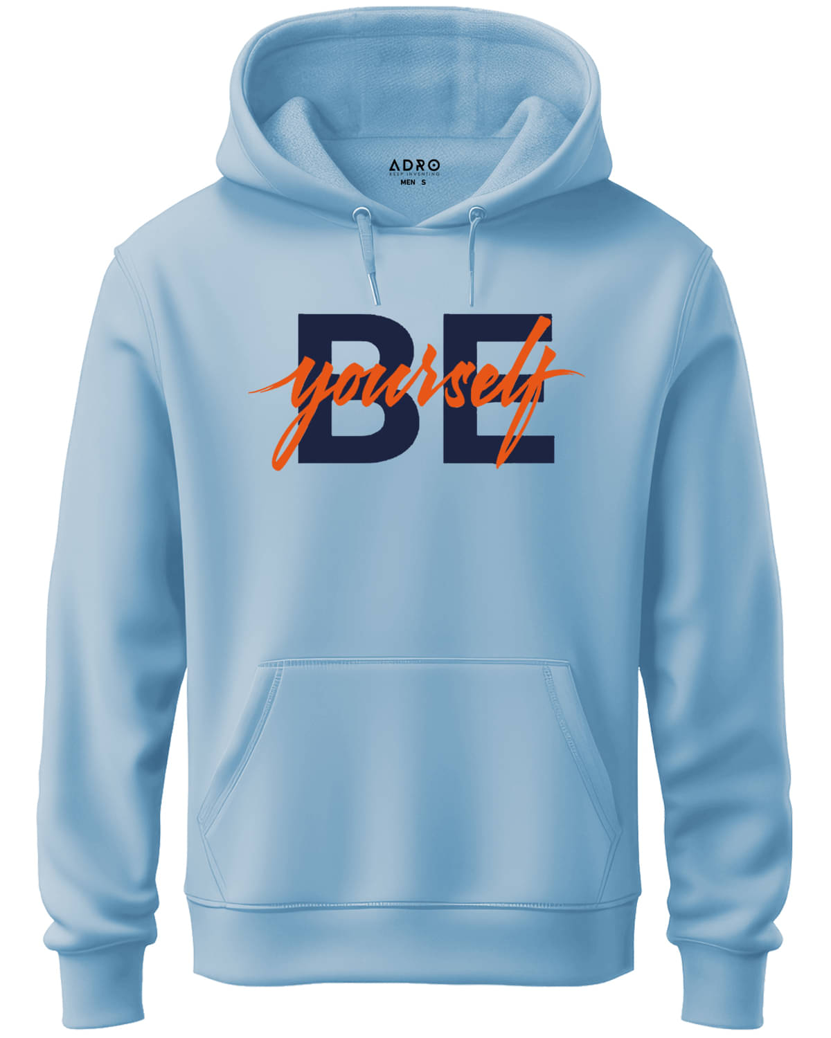     			Adro Fleece Hooded Men's Sweatshirt - Light Blue ( Pack of 1 )