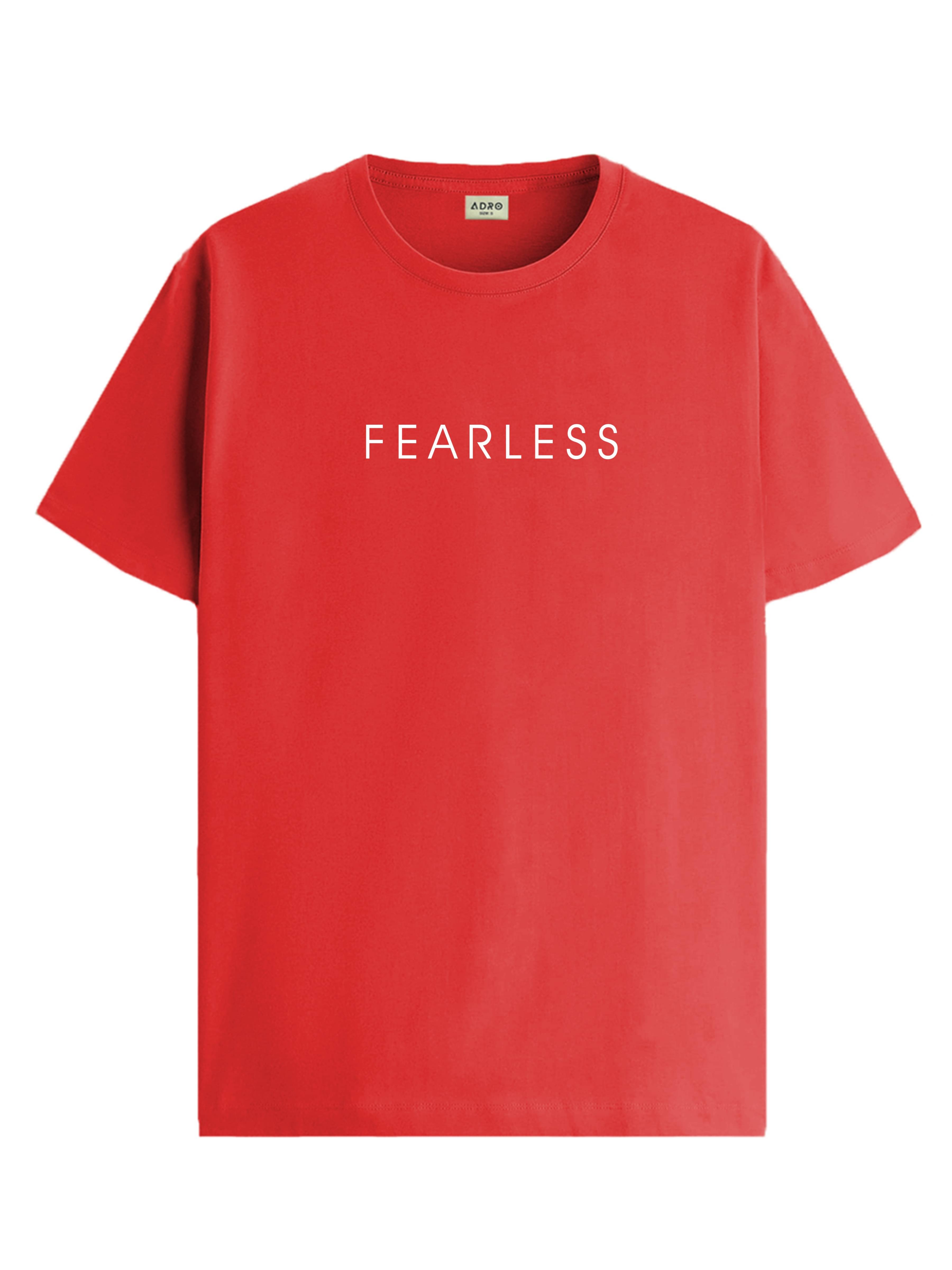     			Adro Men Cotton Blend Regular Fit Printed T-Shirt ( Red )