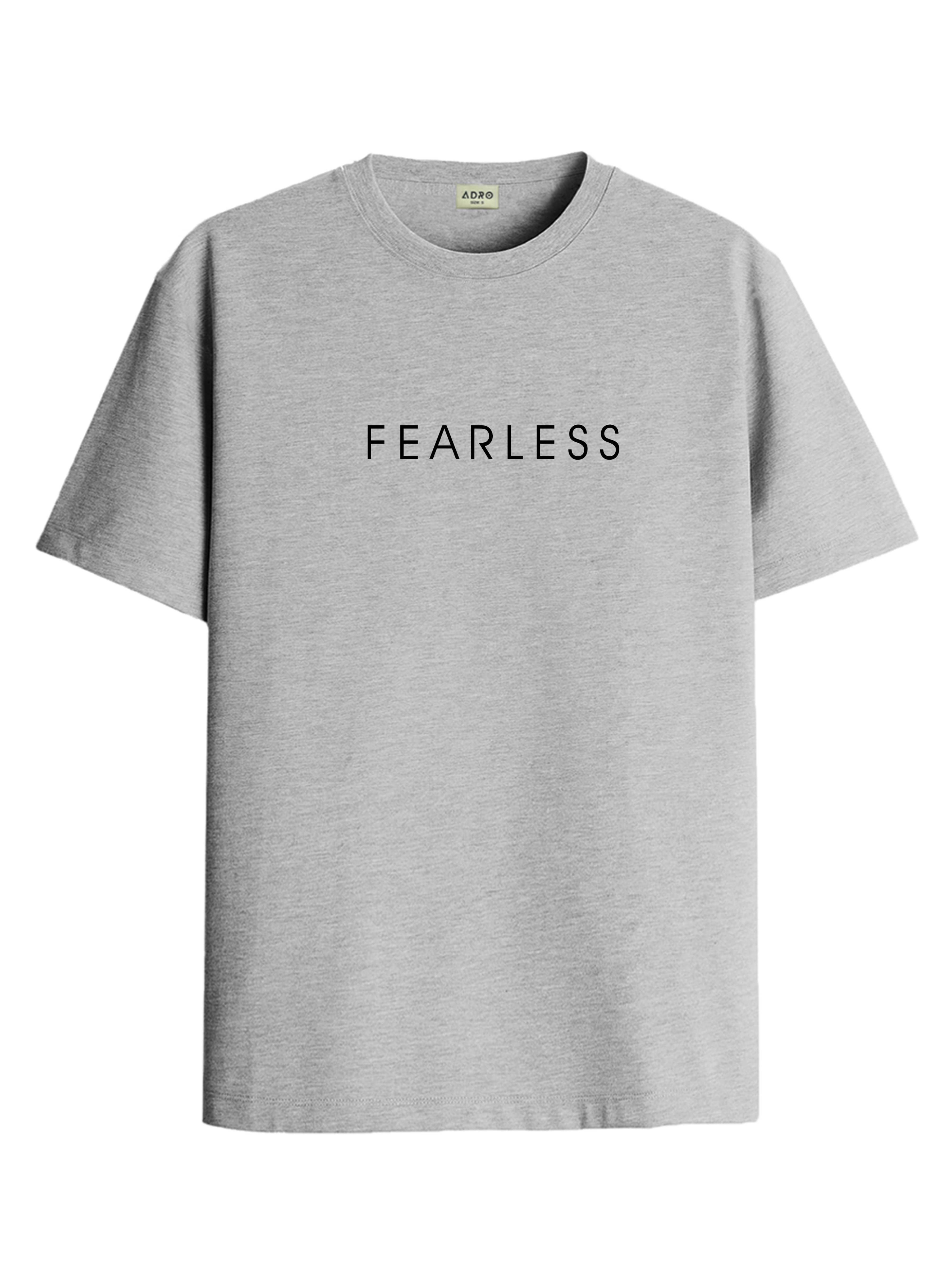     			Adro Men Cotton Blend Regular Fit Printed T-Shirt ( Grey )