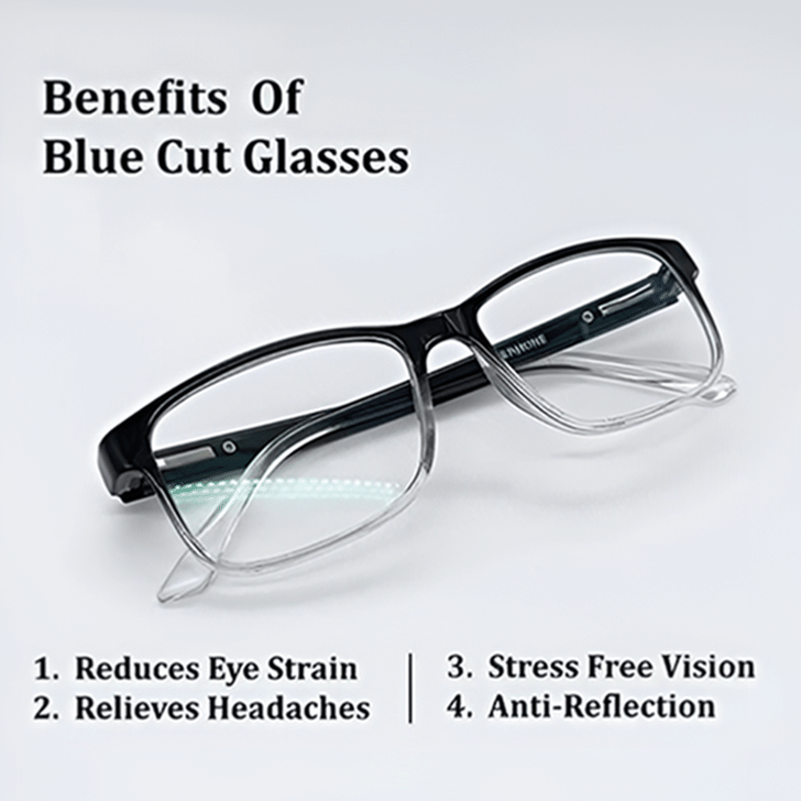     			Clearo Rectangle Full Rim Reading Glasses