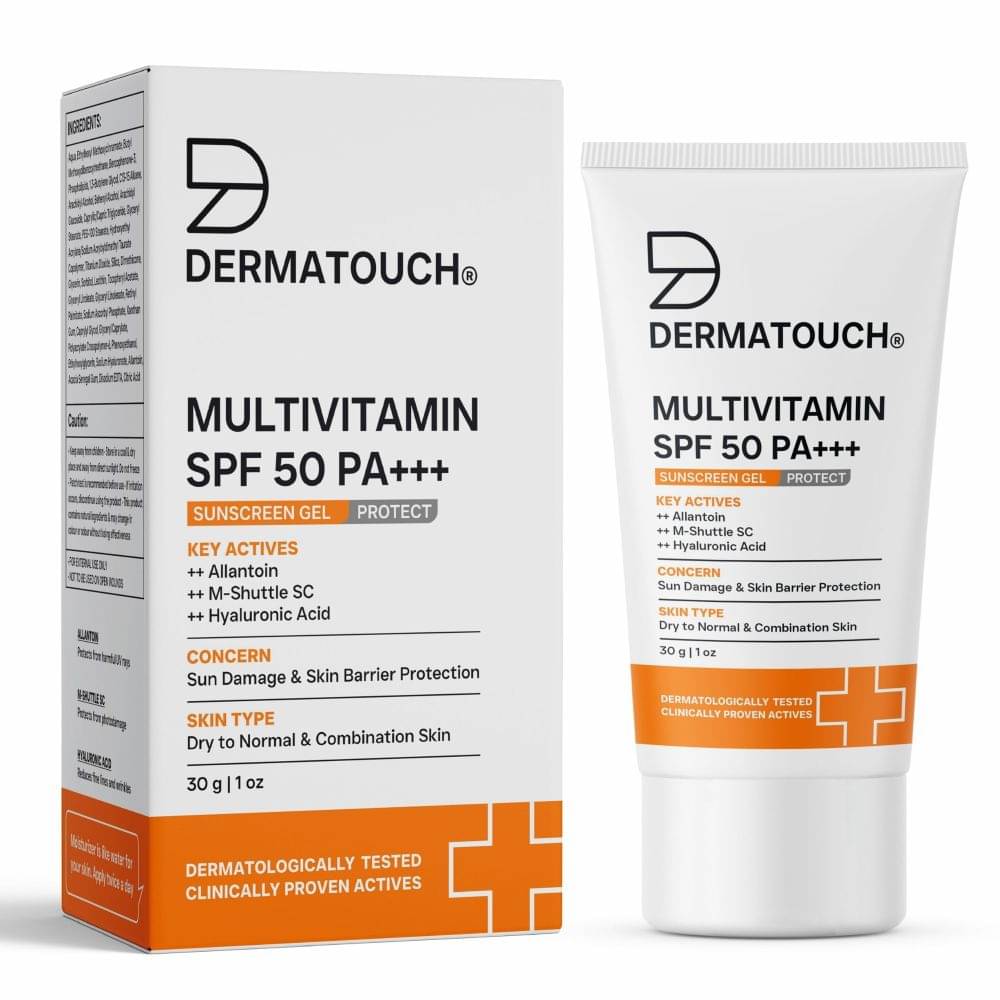     			Dermatouch SPF 50 Sunscreen Cream For All Skin Type ( Pack of 1 )