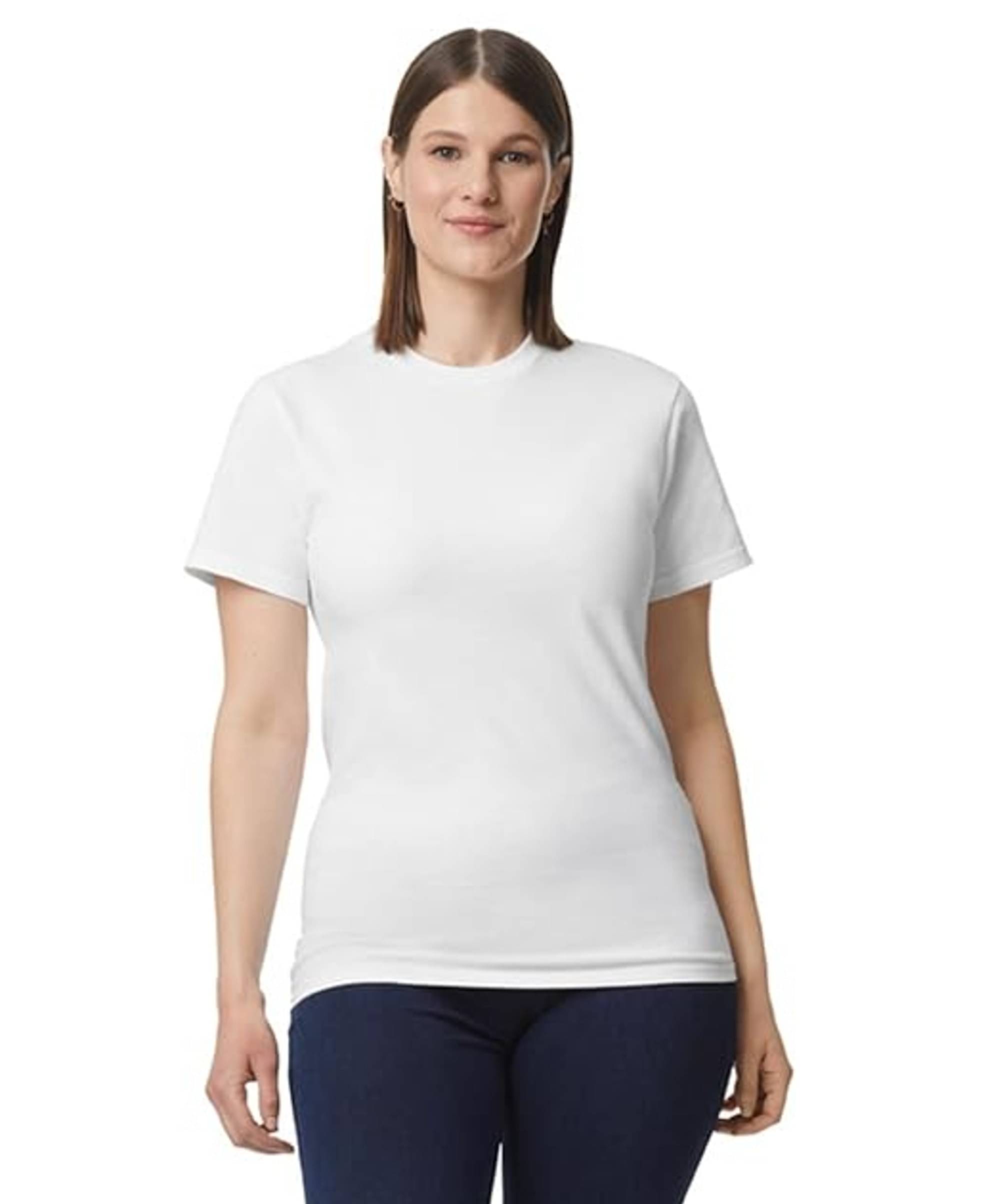 Gildan Men Cotton Regular Fit Solid T-Shirt ( White ) Gildan Men Cotton Regular Fit Solid T-Shirt ( White )