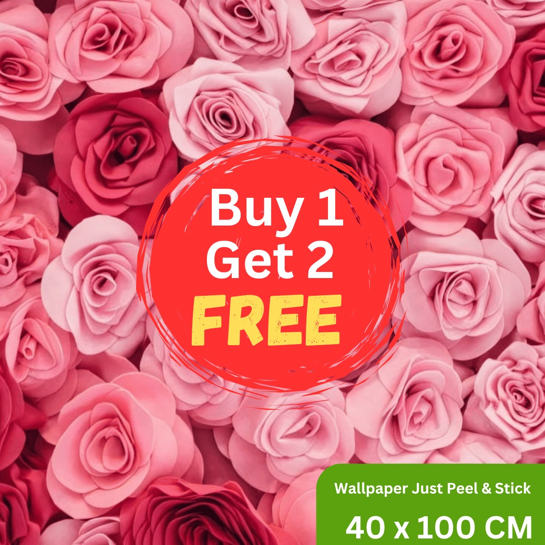     			Interawall Decor Self-Adhesive Decal Wallpaper Specific Product for Bedroom, Living Room, Kids Room, Play Room, Office | Abstract Home Wallpaper for Home Decor (Buy 1 get 2 Free, Pack of 3 Pcs,  Size-16x39 Inches Each Strip)