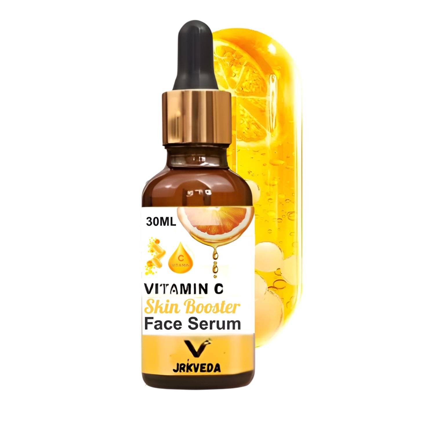     			JRKVEDA Face Serum Vitamin C Radiant Glow For All Skin Type ( Pack of 1 )