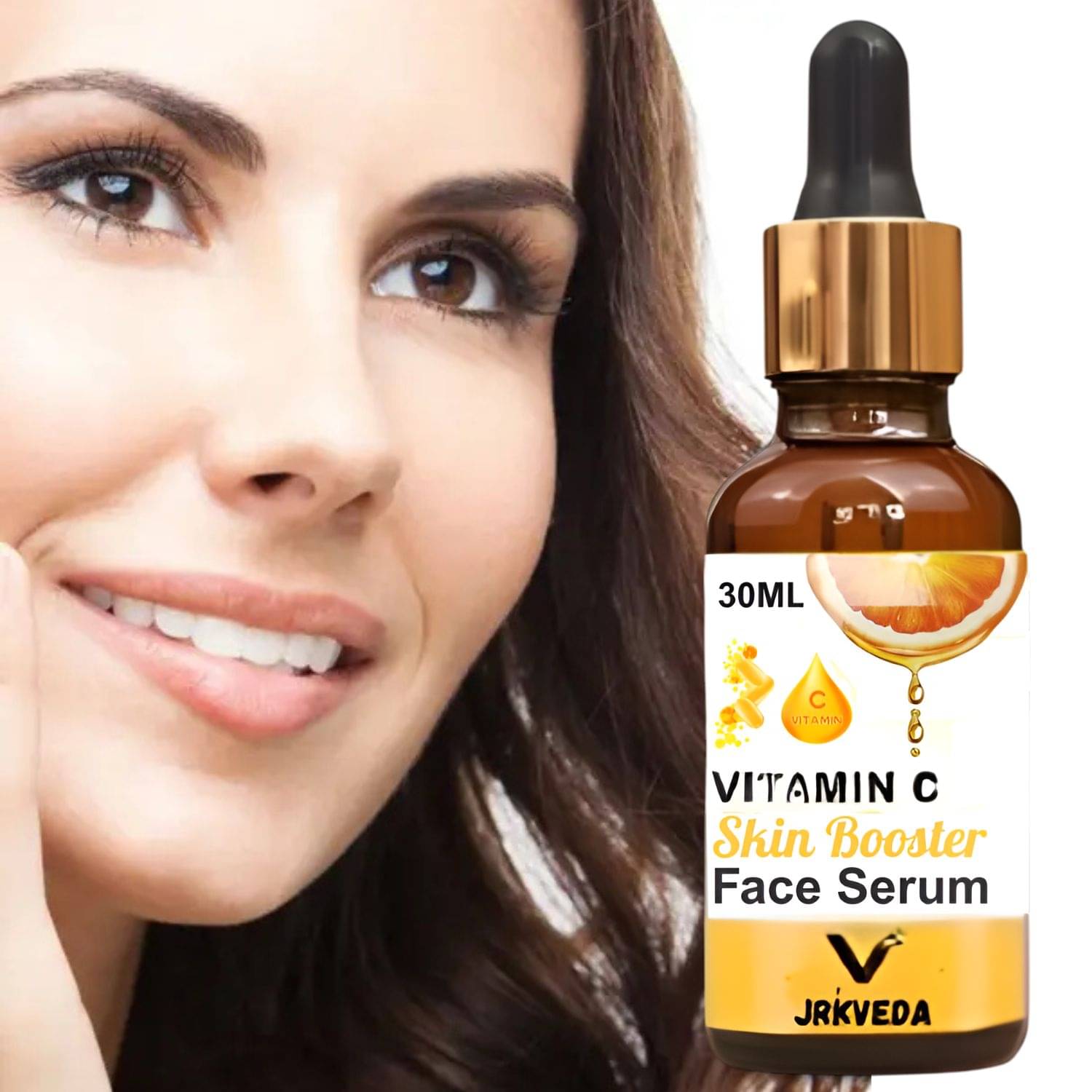     			JRKVEDA Face Serum Vitamin C Hydrating For All Skin Type ( Pack of 1 )