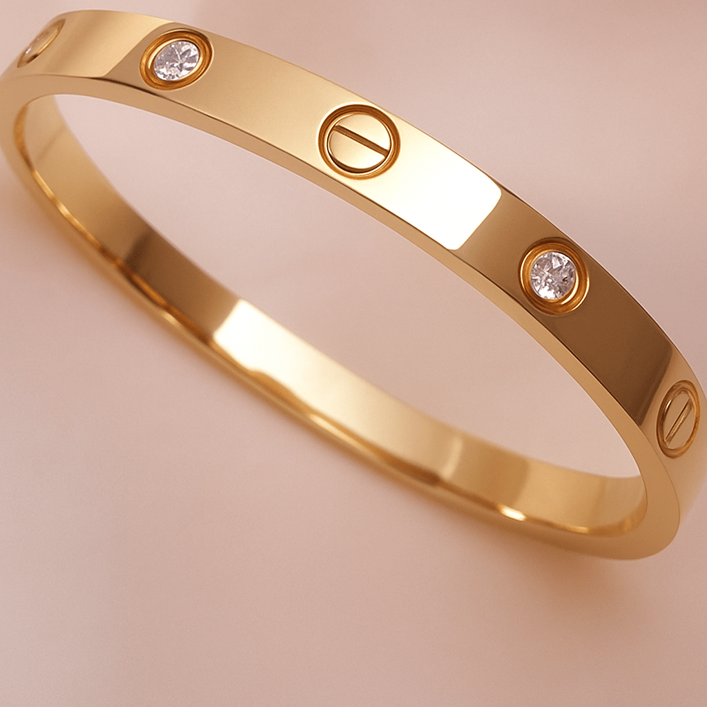 JhaStyle Gold Bracelet ( Pack of 1 )     			JhaStyle Gold Bracelet ( Pack of 1 )