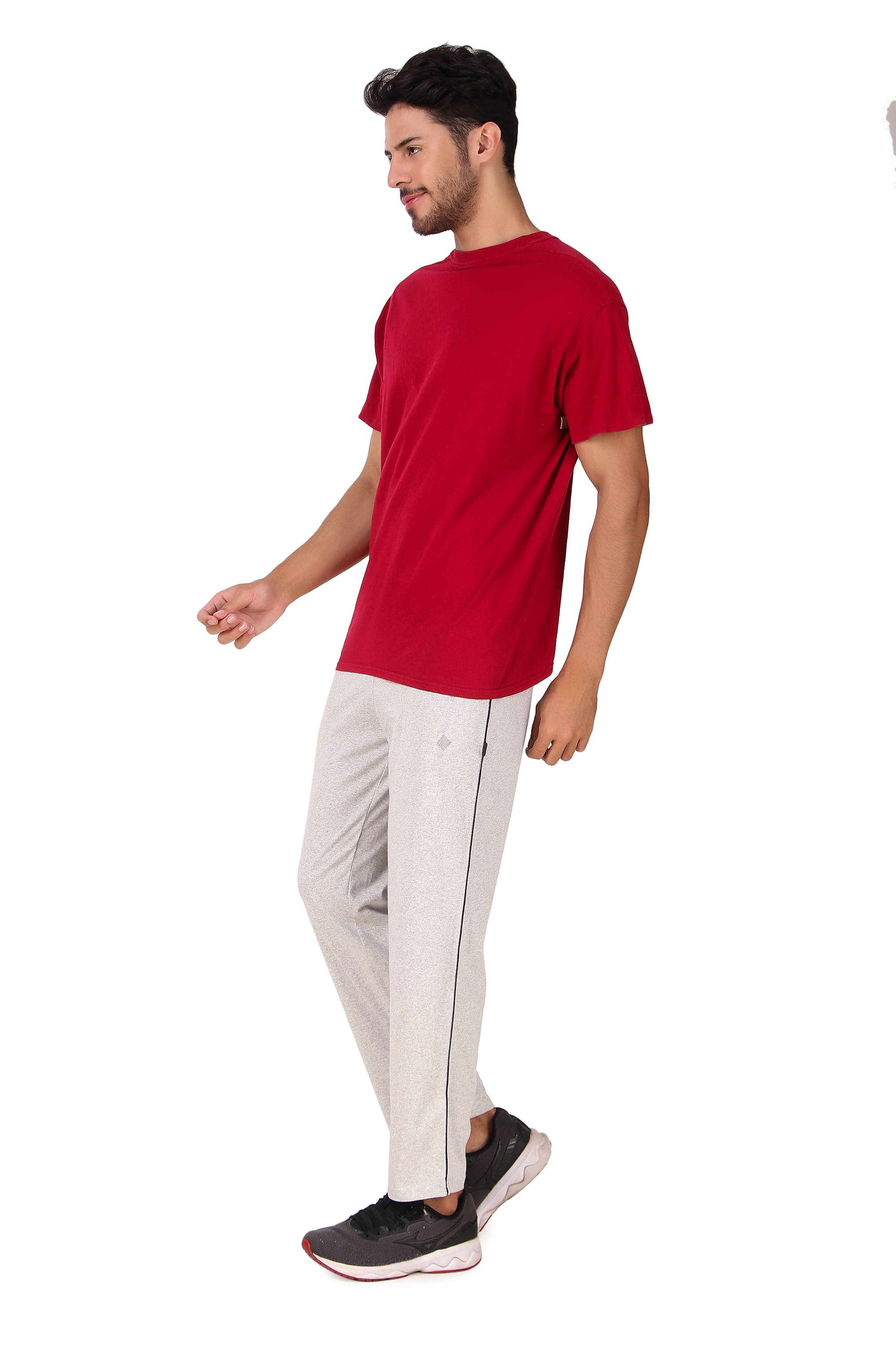     			NU9 Grey Cotton Blend Men's Trackpants ( Pack of 1 )