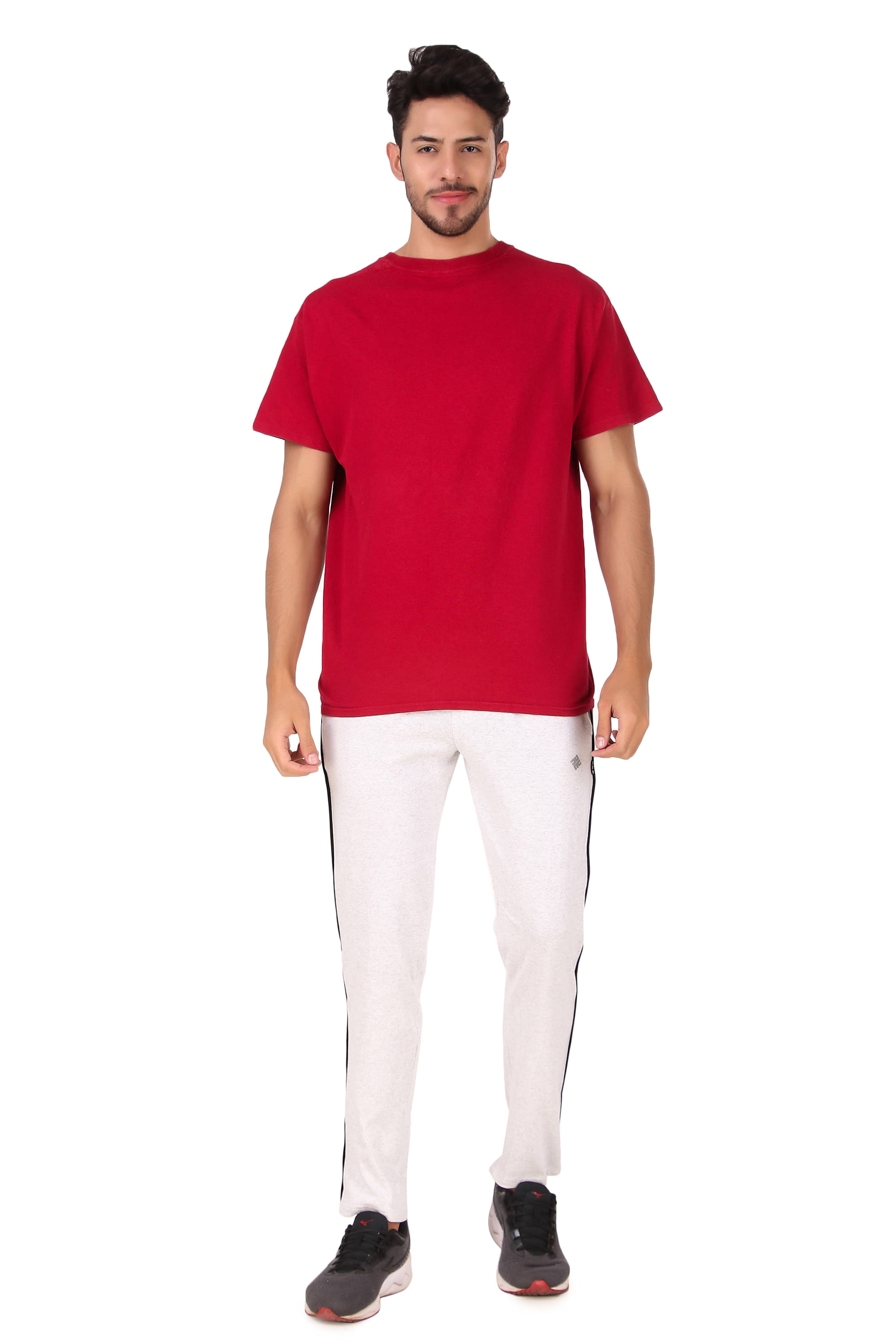     			NU9 Light Grey Cotton Blend Men's Sports Trackpants ( Pack of 1 )