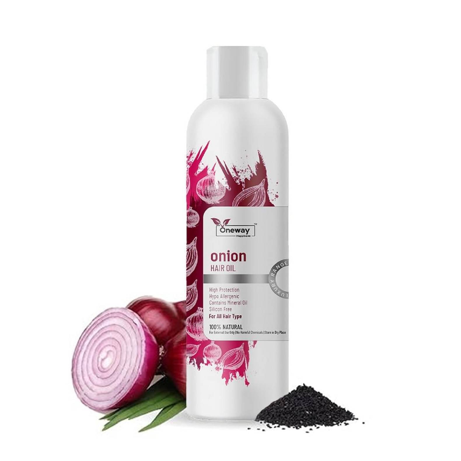 Oneway Happiness Anti Dandruff Onion Oil 100 ml ( Pack of 1 ) Oneway Happiness Anti Dandruff Onion Oil 100 ml ( Pack of 1 )
