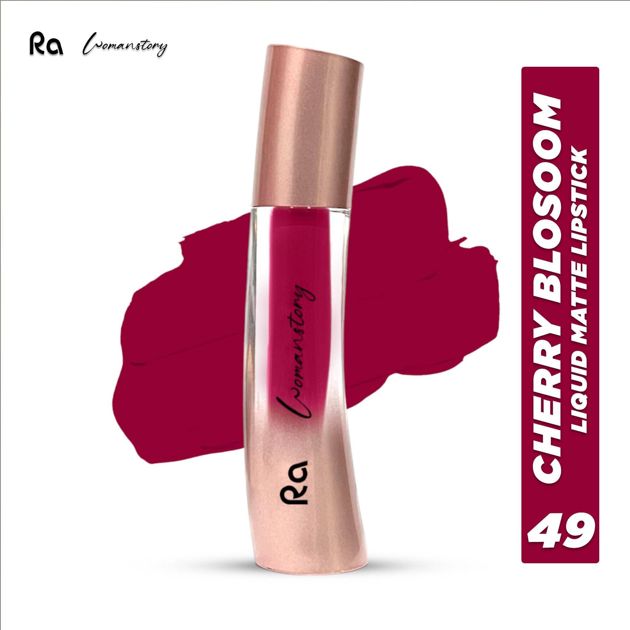     			RA Red Matte Long Lasting Liquid Lipstick ( Pack of 1 )