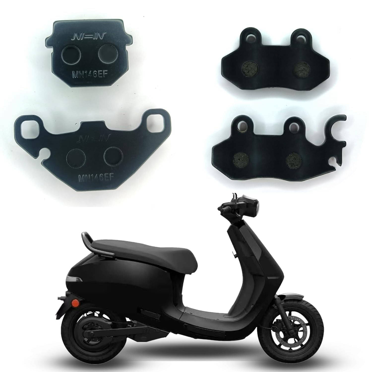     			Rock World FRONT AND REAR BRAKE DISC PAD COMPATIBLE OLA S1 / S1 PRO Premium Performance for Comfort & Safety | Durable & Good - Quality Scooter Accessories