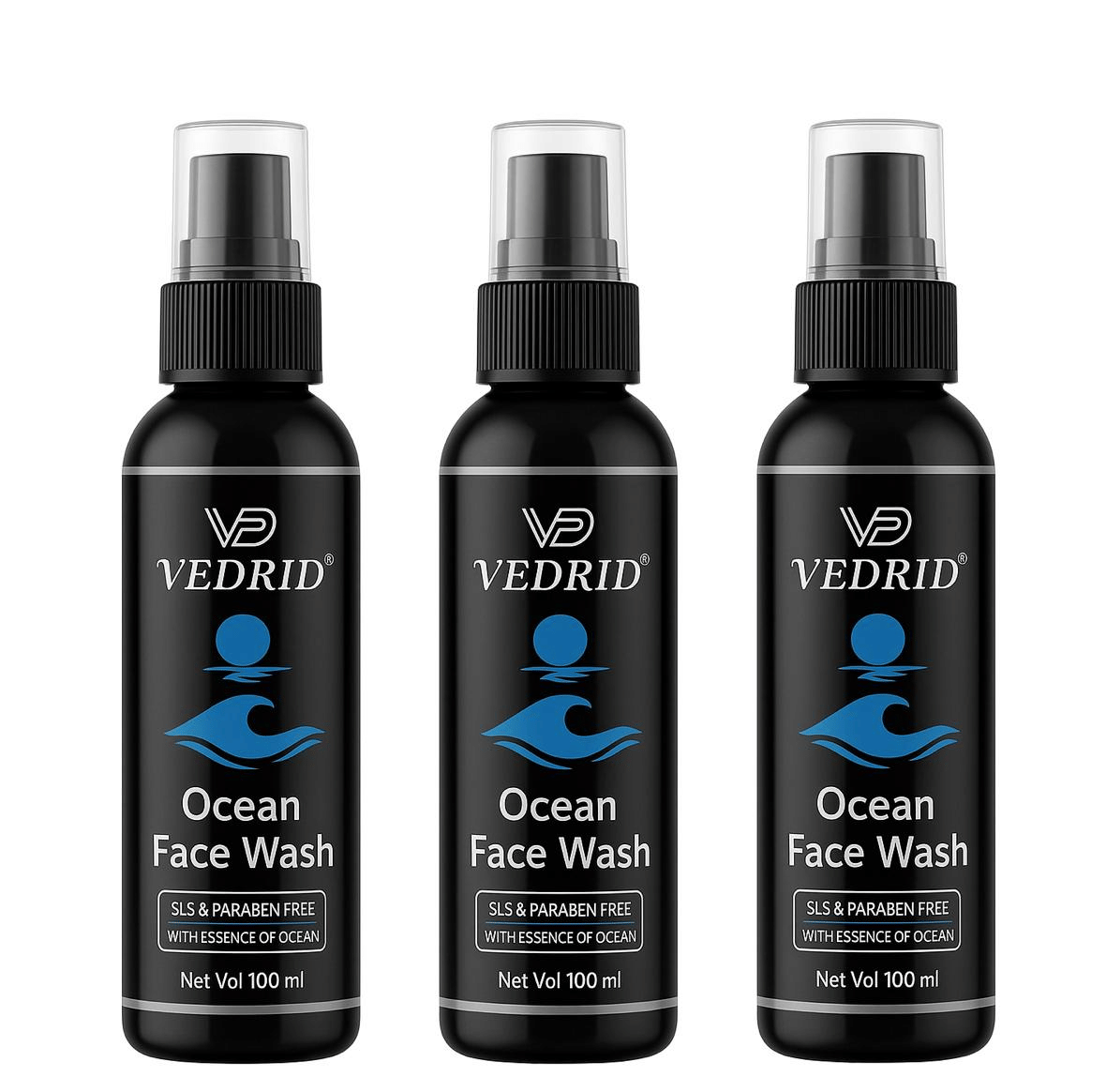     			VEDRID Refreshing Face Wash For Normal Skin ( Pack of 3 )