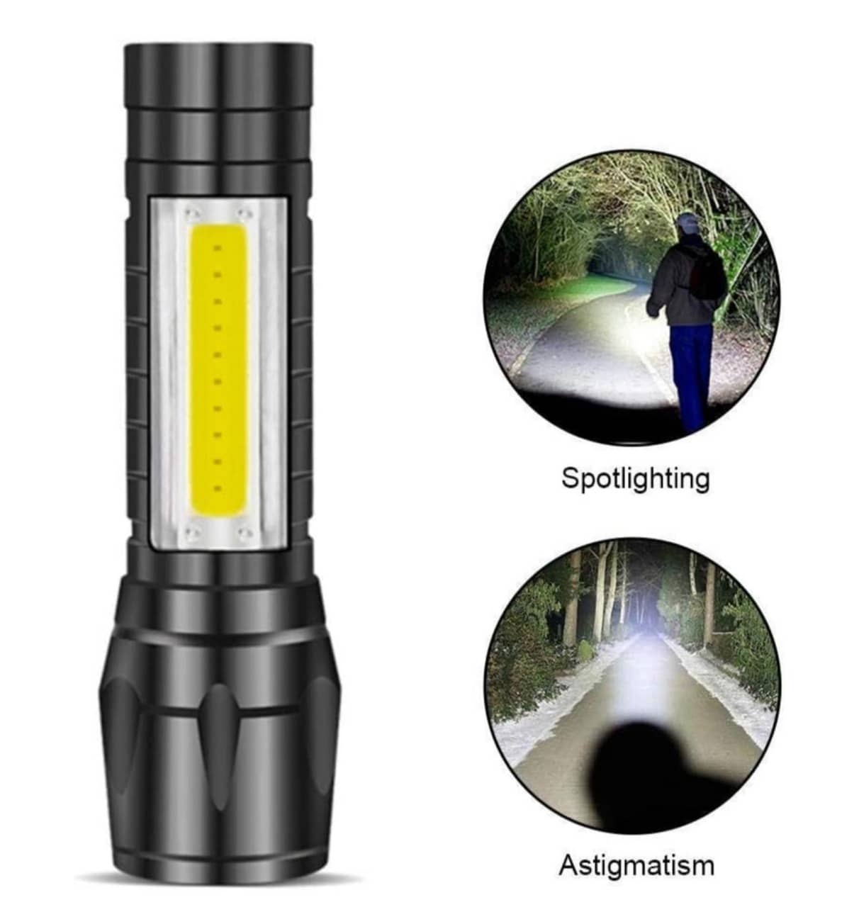 Stallion 500 Meter 4 Mode rechargeable battery zoomable Waterproof Torchlight LED Full Metal Body 10W Flashlight Torch 30 mins Run time - Sports and Fitness Equipment | Buy online on ZillyBuy