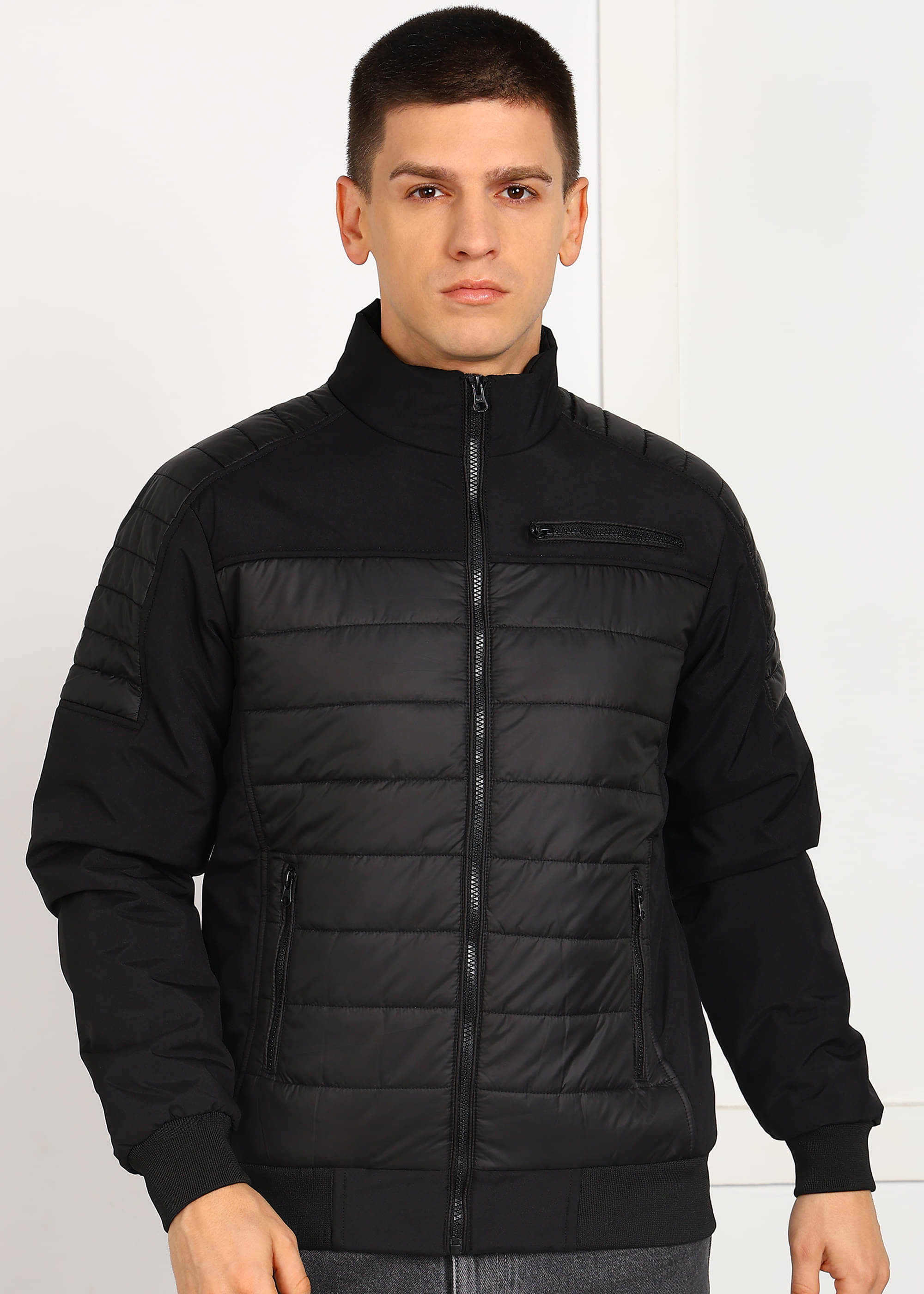    			XFOX Polyester Men's Puffer Jacket - Black ( Pack of 1 )