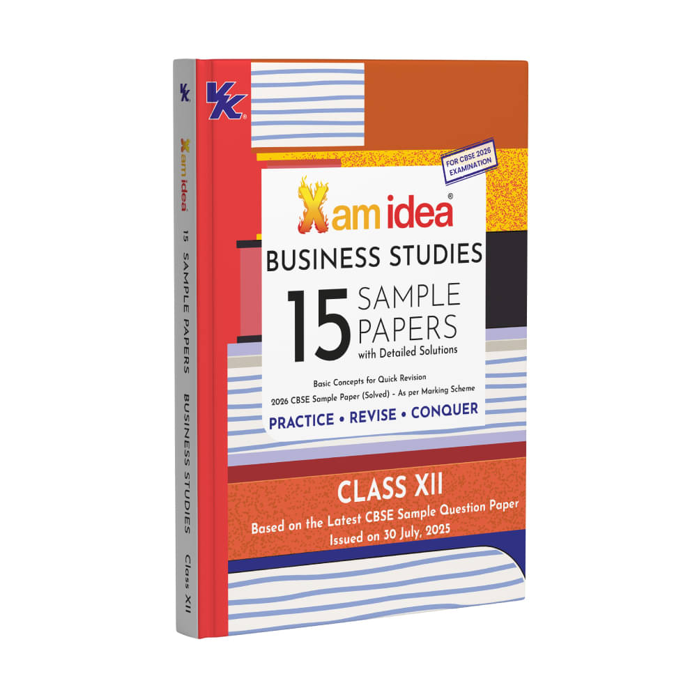 Xam idea CBSE 15 Sample Question Papers Class 12 Business Studies (2026 Board Exams) Xam idea CBSE 15 Sample Question Papers Class 12 Business Studies (2026 Board Exams)