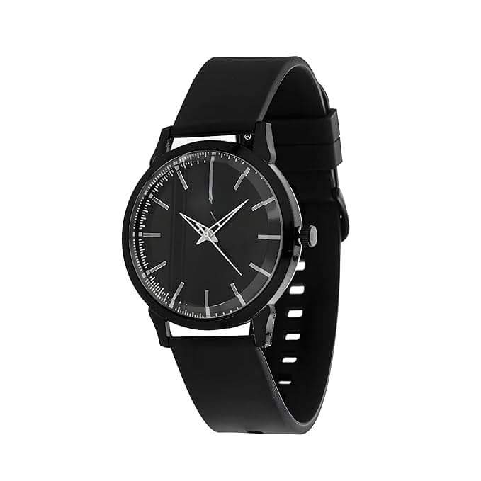     			ALNA TURA Black Silicon Analog Men's Watch