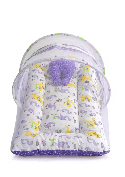     			Adore Stuff Purple Cotton ( 1 pcs) Bedding Sets